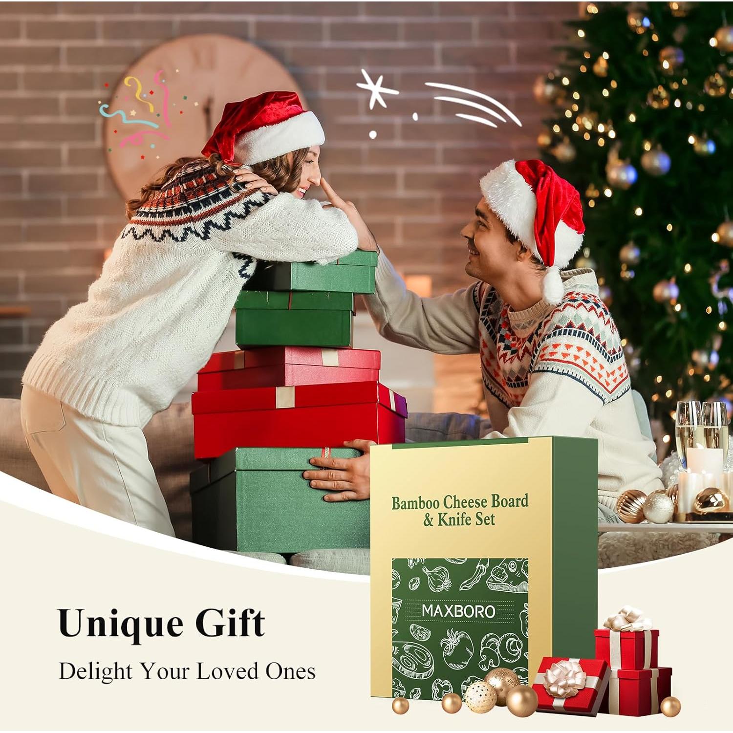 Tabla de Charcutería Extra Grande Maxboro 85.6x39.9 cm 100% Bambú