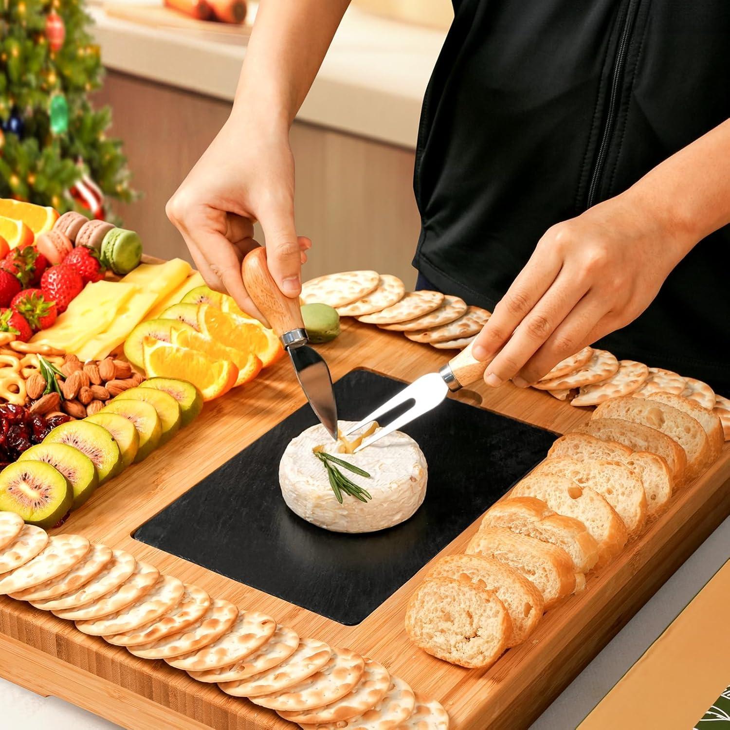 Tabla de Charcutería Extra Grande Maxboro 85.6x39.9 cm 100% Bambú