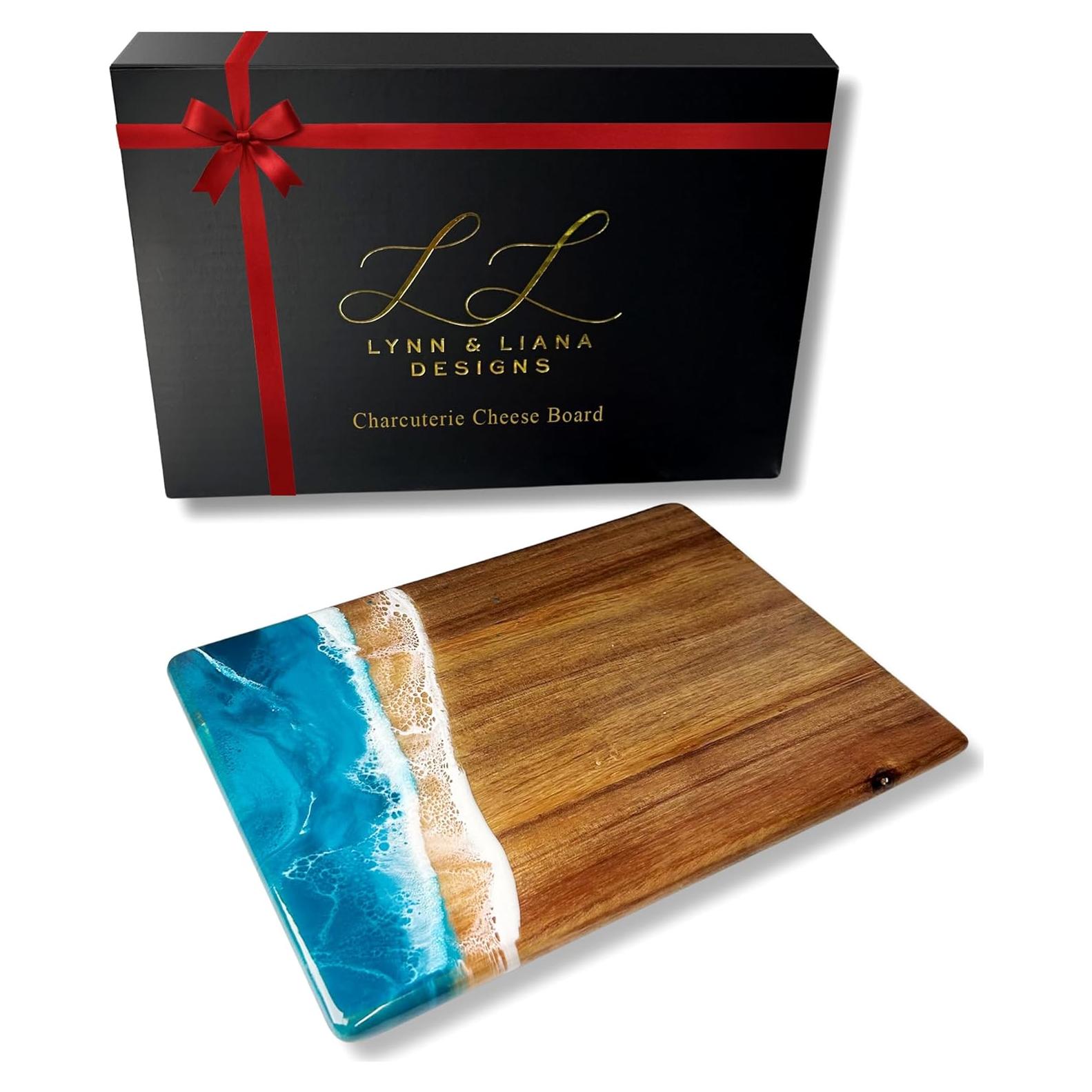 Tabla de Queso Acacia Lynn & Liana 20x28 cm Ecológica