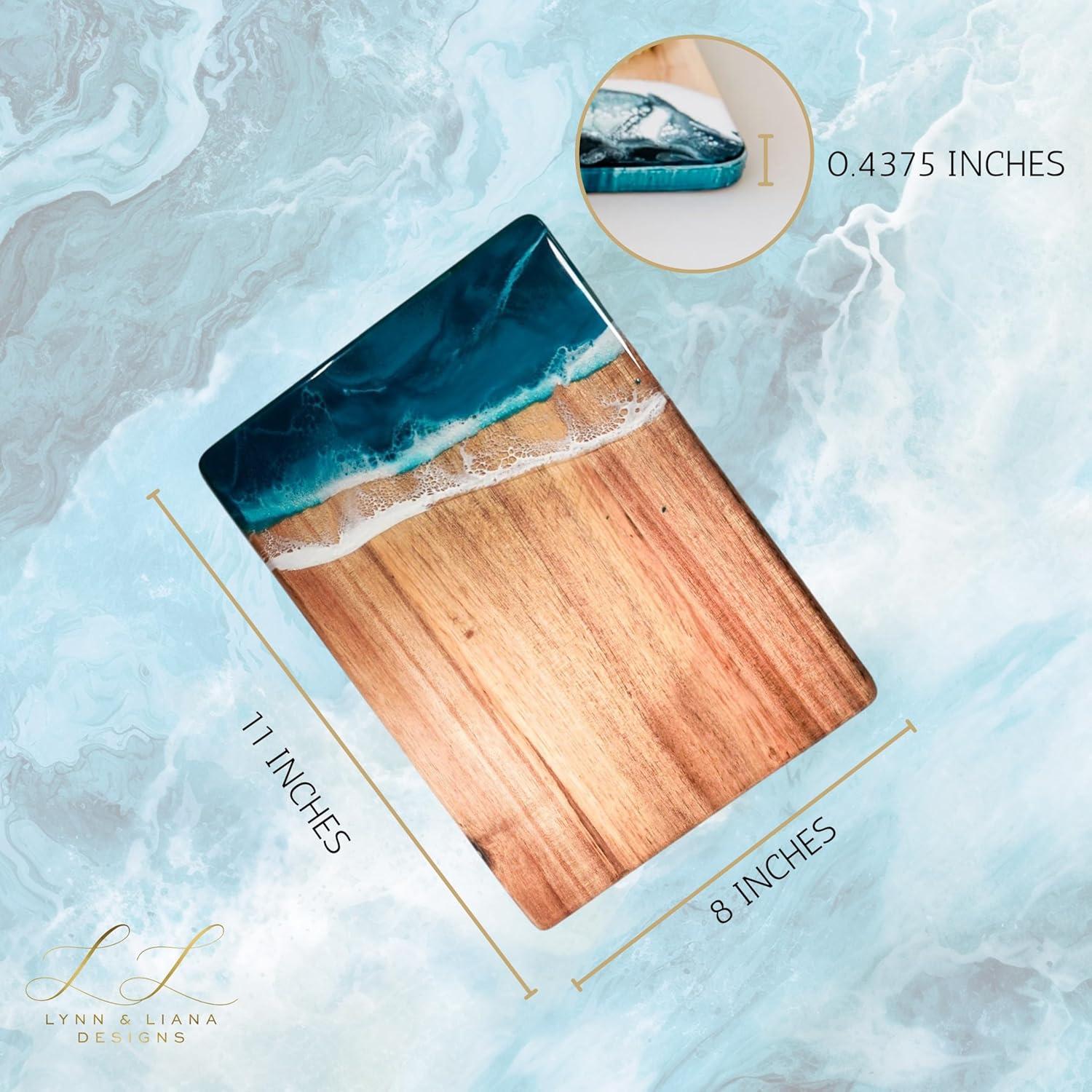 Tabla de Queso Acacia Lynn & Liana 20x28 cm Ecológica