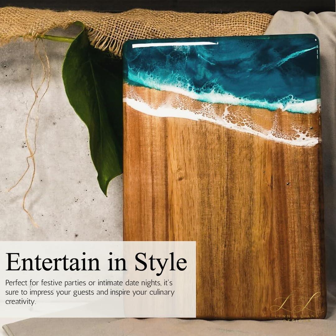 Tabla de Queso Acacia Lynn & Liana 20x28 cm Ecológica