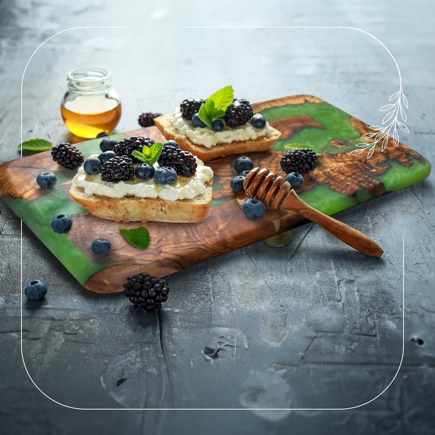 Tabla de Queso de Madera de Olivo Designium Vigor 39.9x23.1cm