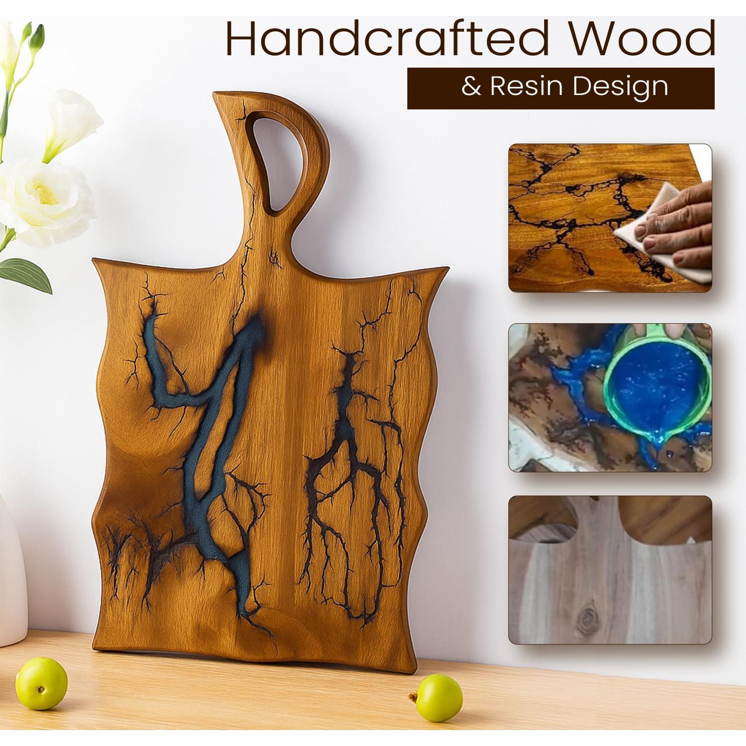 Tabla de Charcutería CREACIÓN CULTURADA 30x25 cm Madera Acacia