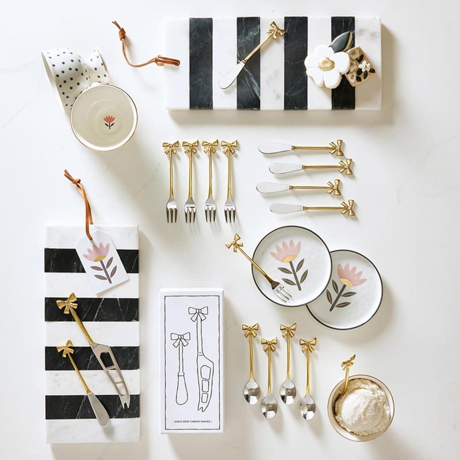 Tablero de Charcutería de Mármol Santa Barbara 35.56x15.24cm Rayas