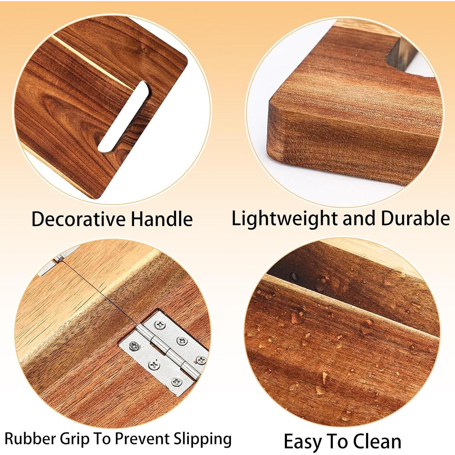 Tabla de Charcutería Plegable SHANDERBAR 84 x 30 cm Madera Acacia