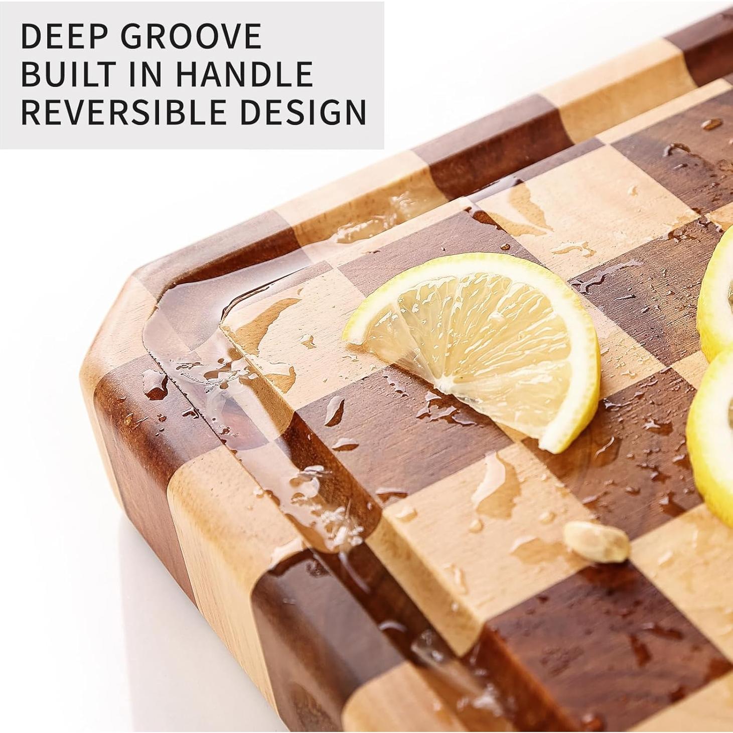 Tabla de Cortar de Madera de Acacia Musifan 46x34 cm