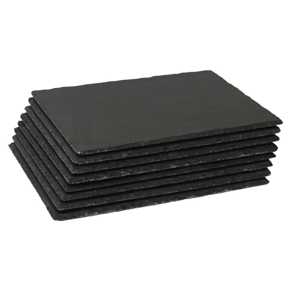 Conjunto de 8 Tablas de Queso de Pizarra GDYIHANG 30x23 cm