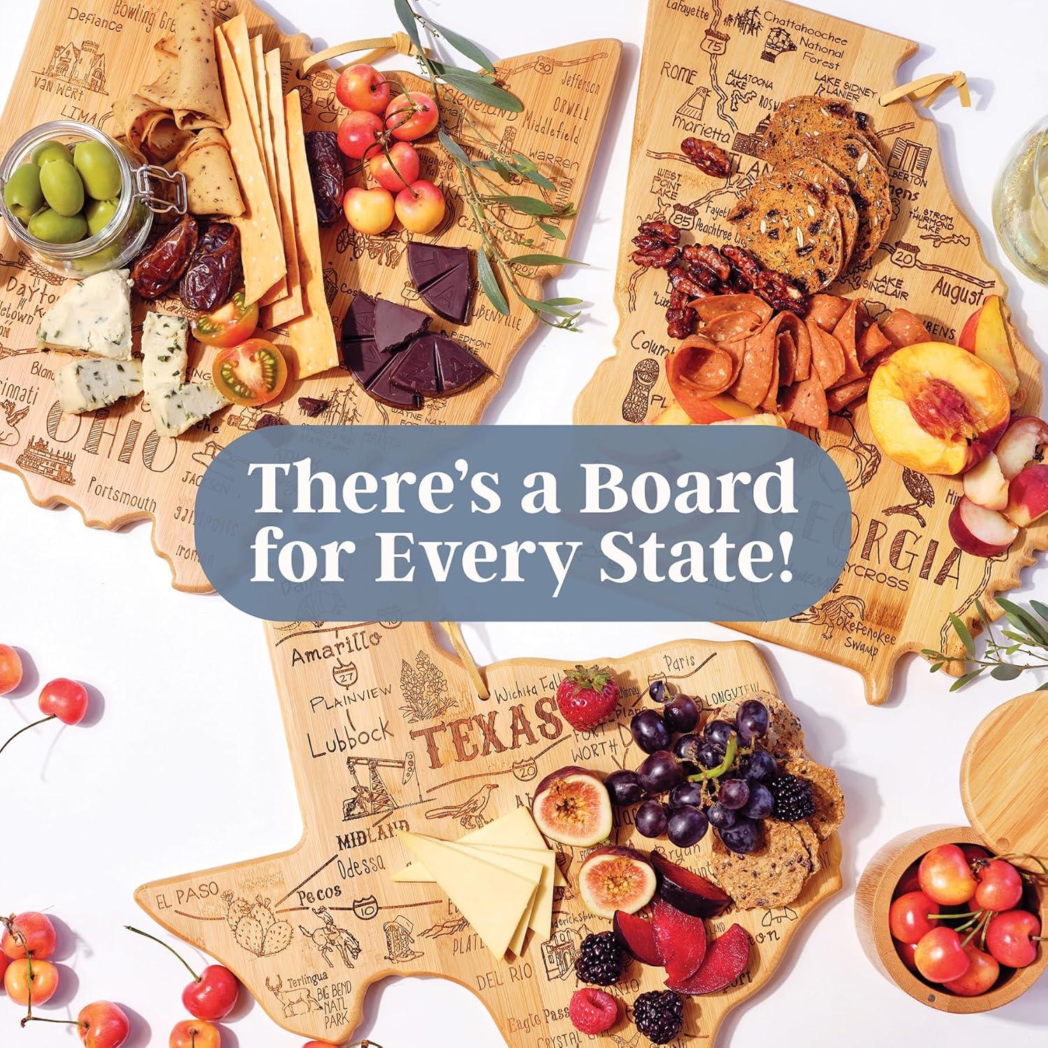 Tabla de Cortar de Bambú con Forma de California Totally Bamboo