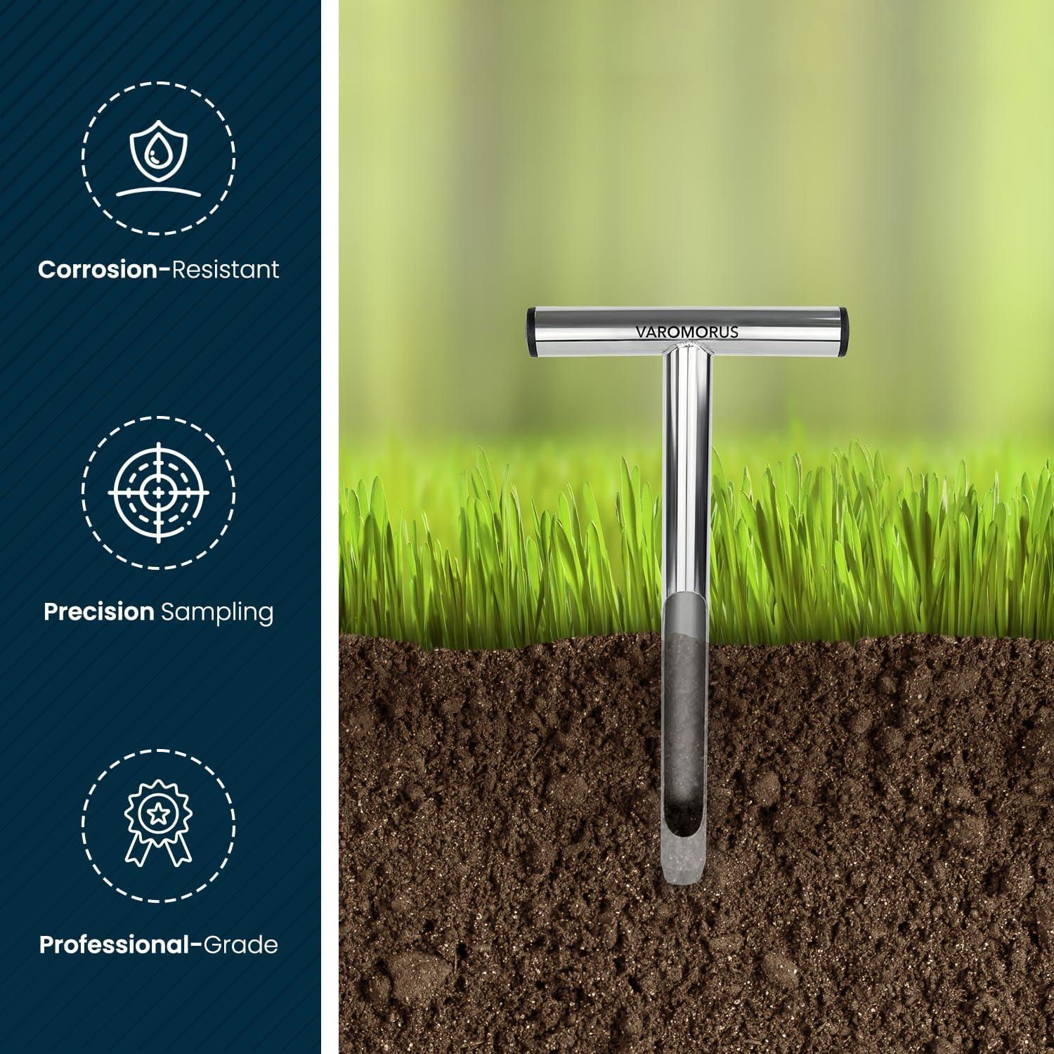 Muestreador de Suelo Varomorus Acero Inoxidable 30.48 cm