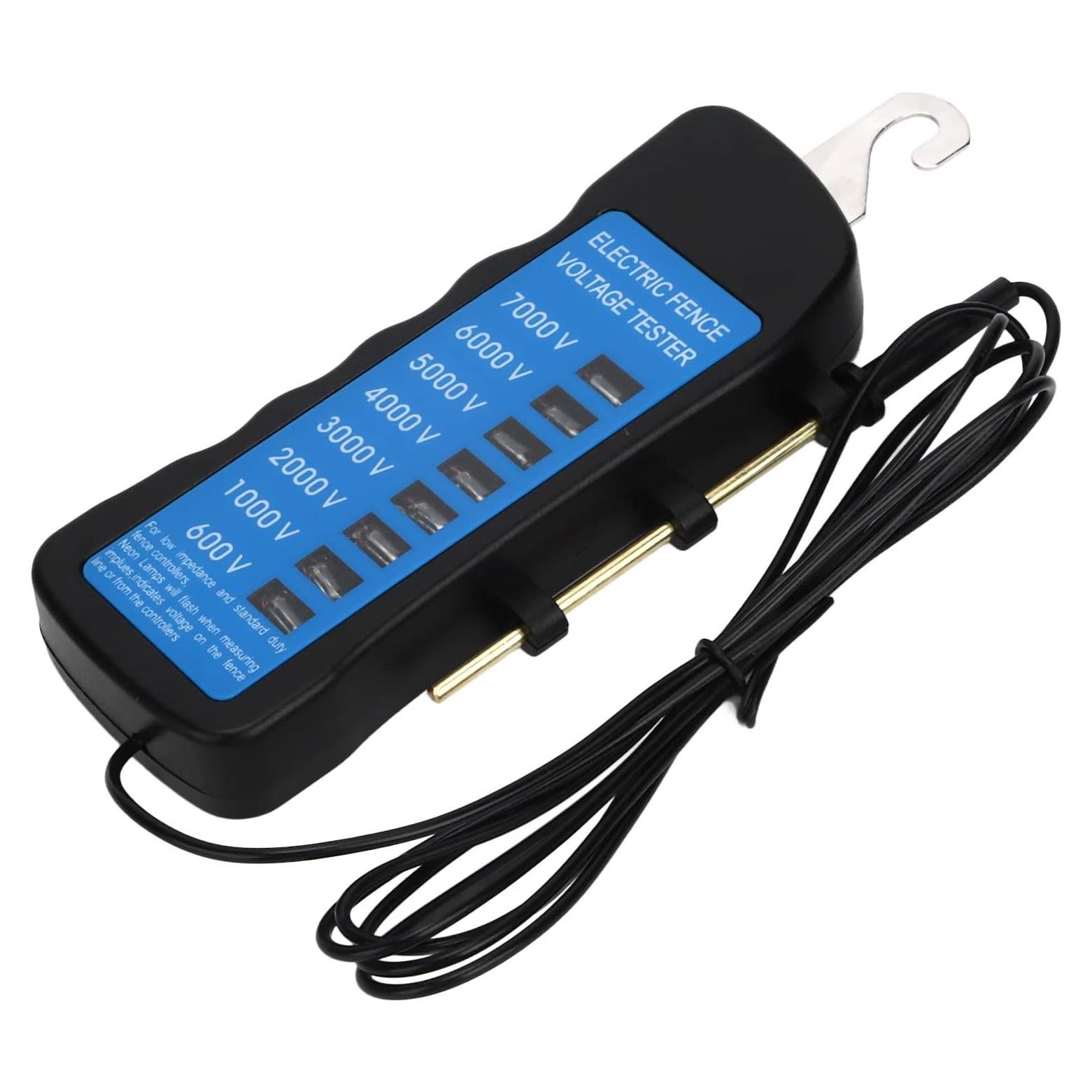 Probador de Voltaje de Cerca Eléctrica TOPINCN 600-7000V