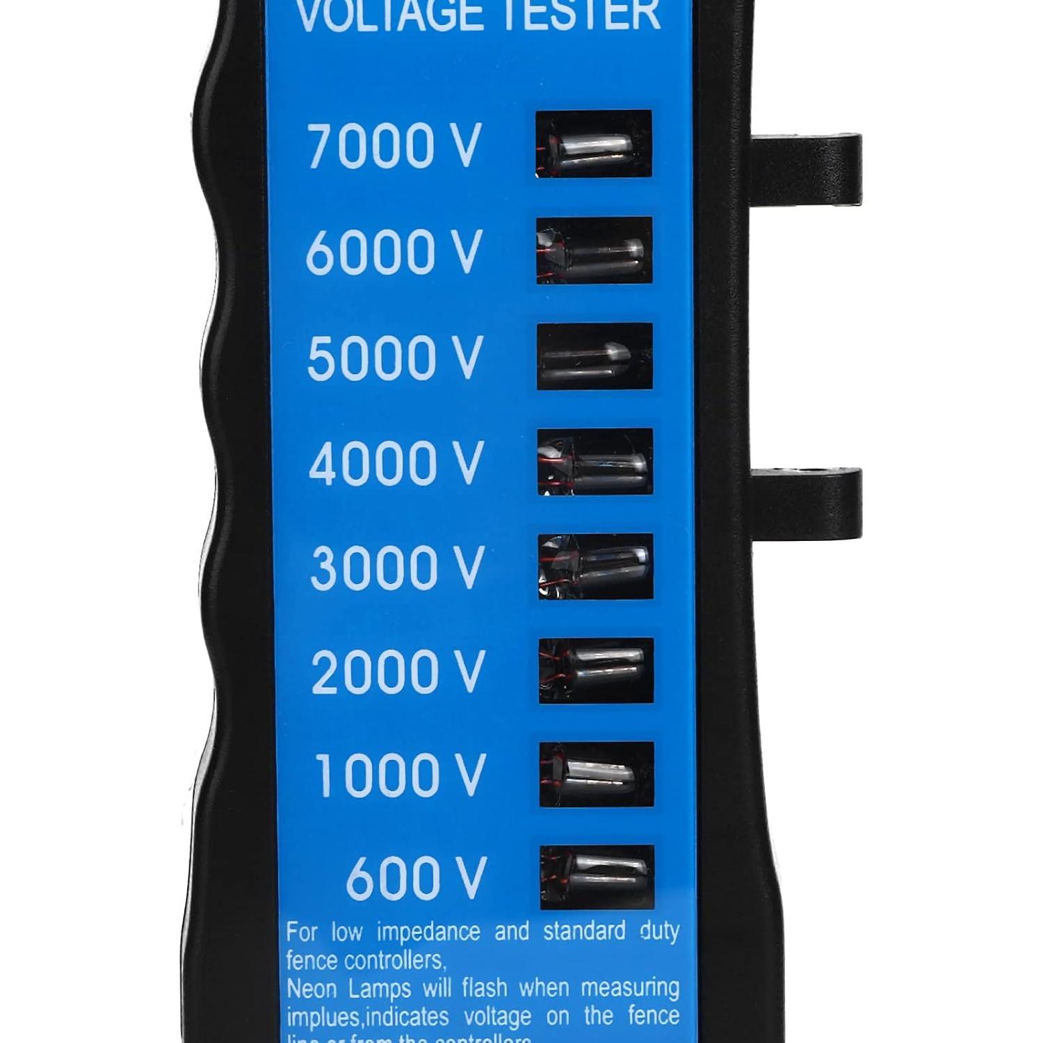 Probador de Voltaje de Cerca Eléctrica TOPINCN 600-7000V