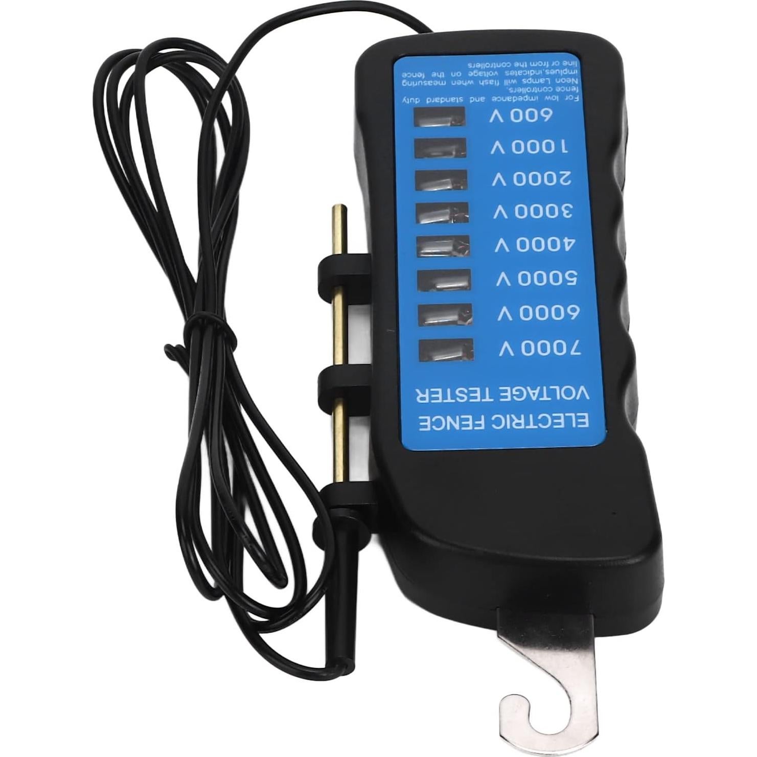 Probador de Voltaje de Cerca Eléctrica TOPINCN 600-7000V