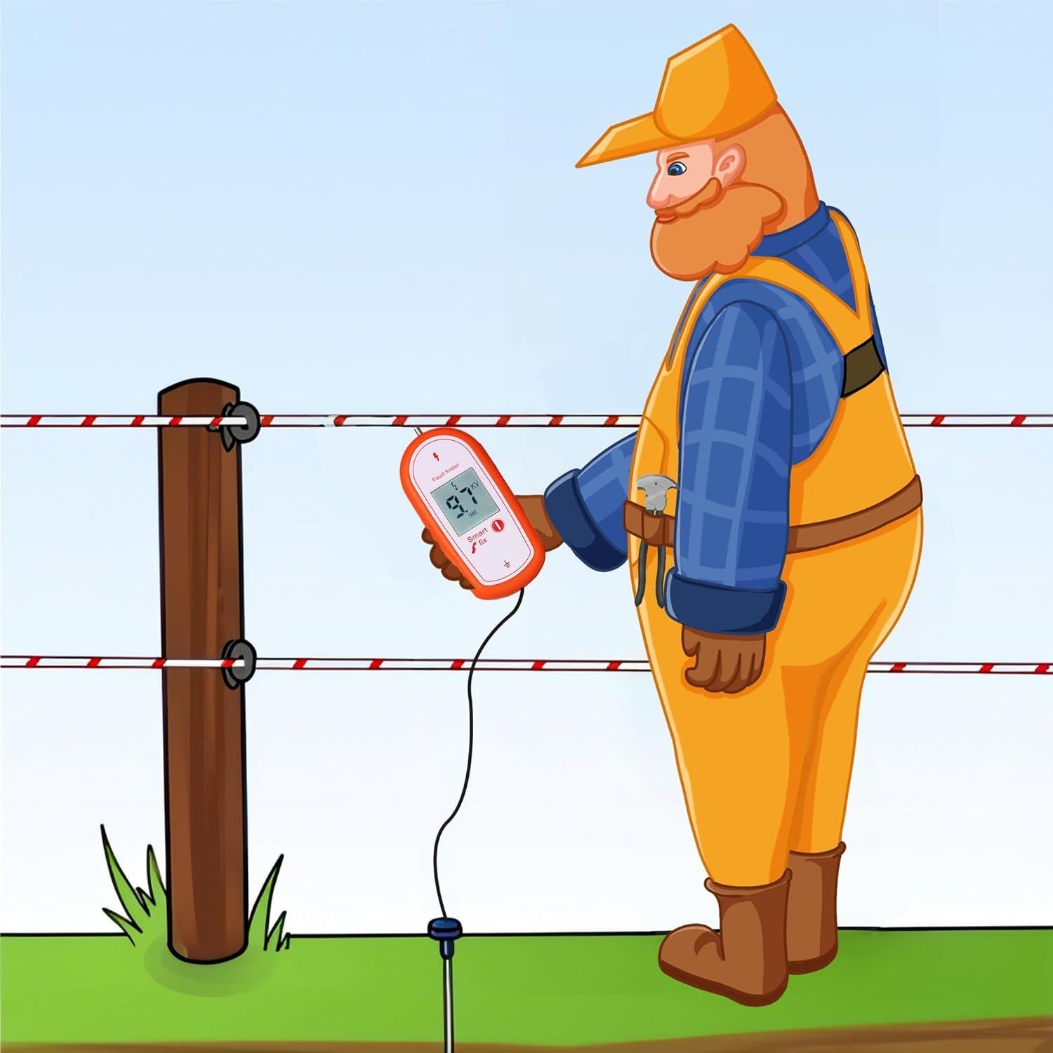 Probador de Voltaje Digital 15KV LYDITE para Cercas Eléctricas