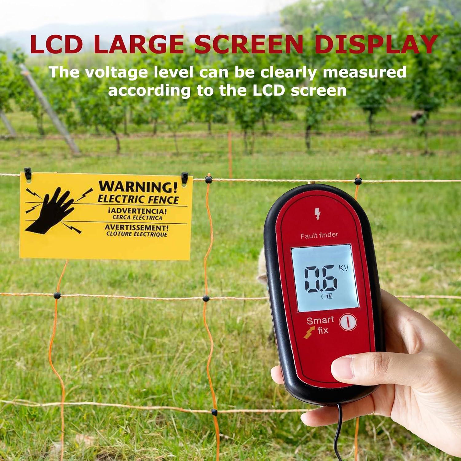 Probador de Voltaje de Cerca Eléctrica LYDITE 200-15000V Digital