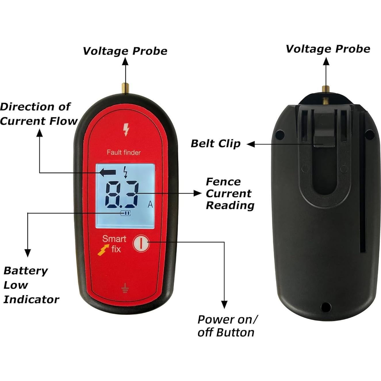 Probador de Voltaje de Cerca Eléctrica LYDITE 200-15000V Digital