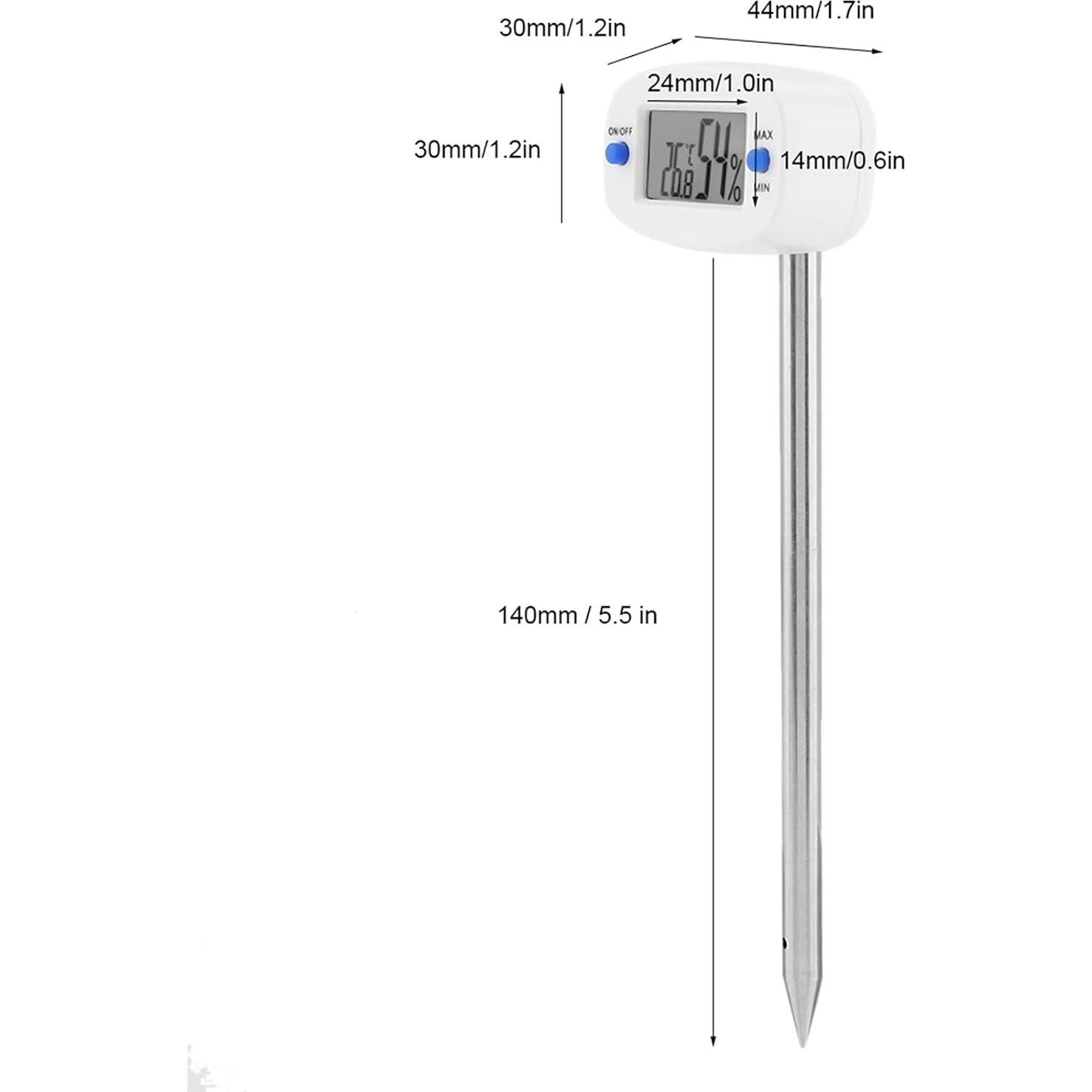 Medidor Digital de Humedad y pH del Suelo Pilipane