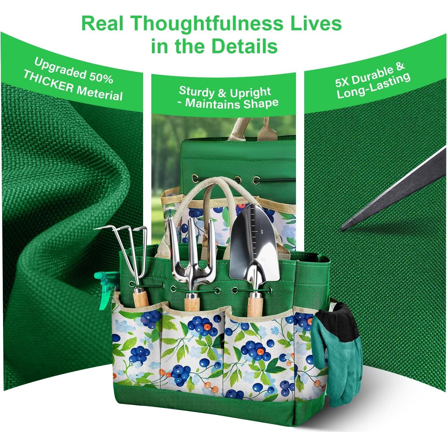 Juego de Herramientas de Jardinería BritTote 11 Piezas Ergonómico