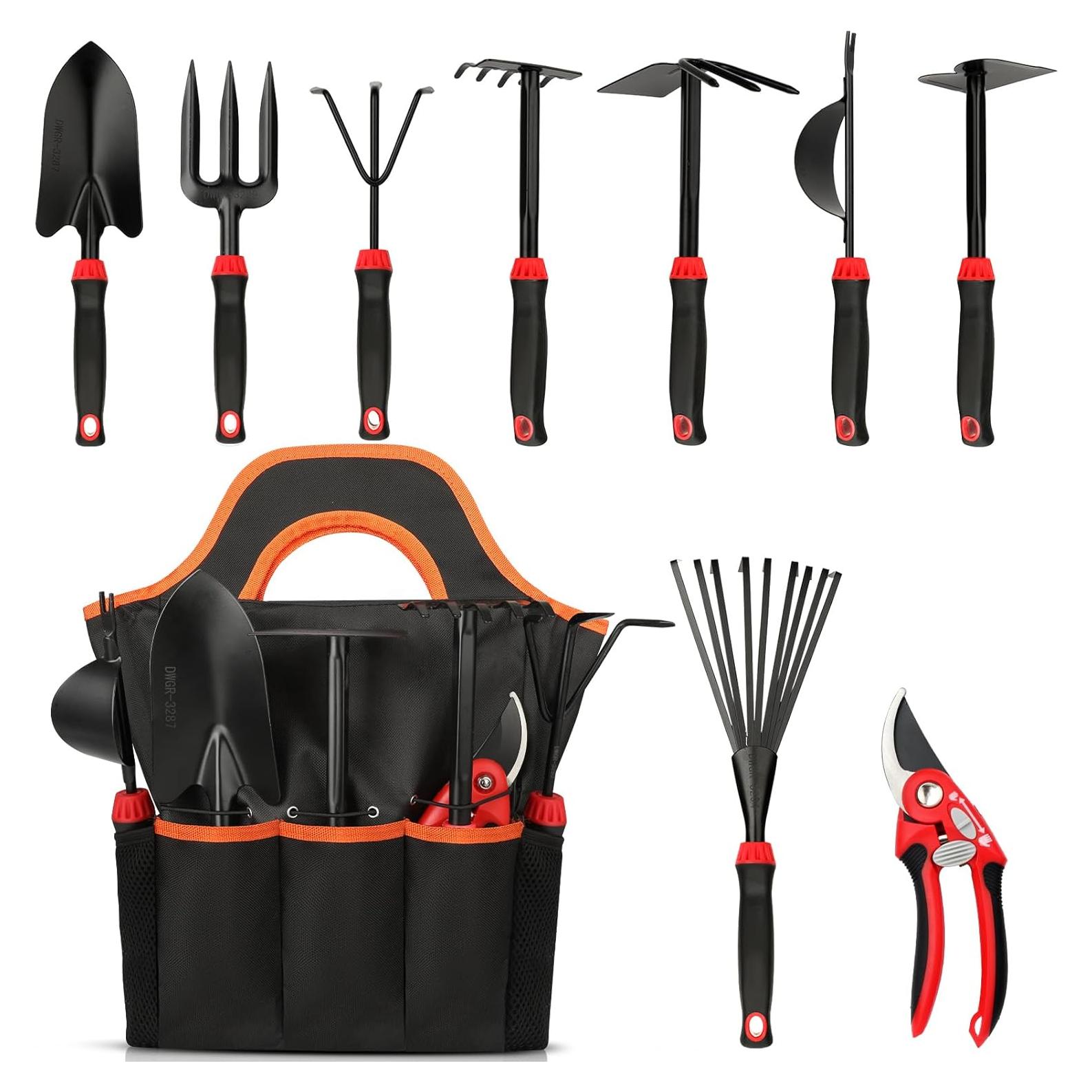 Juego de Herramientas de Jardinería 10 Piezas T80710 Antideslizante