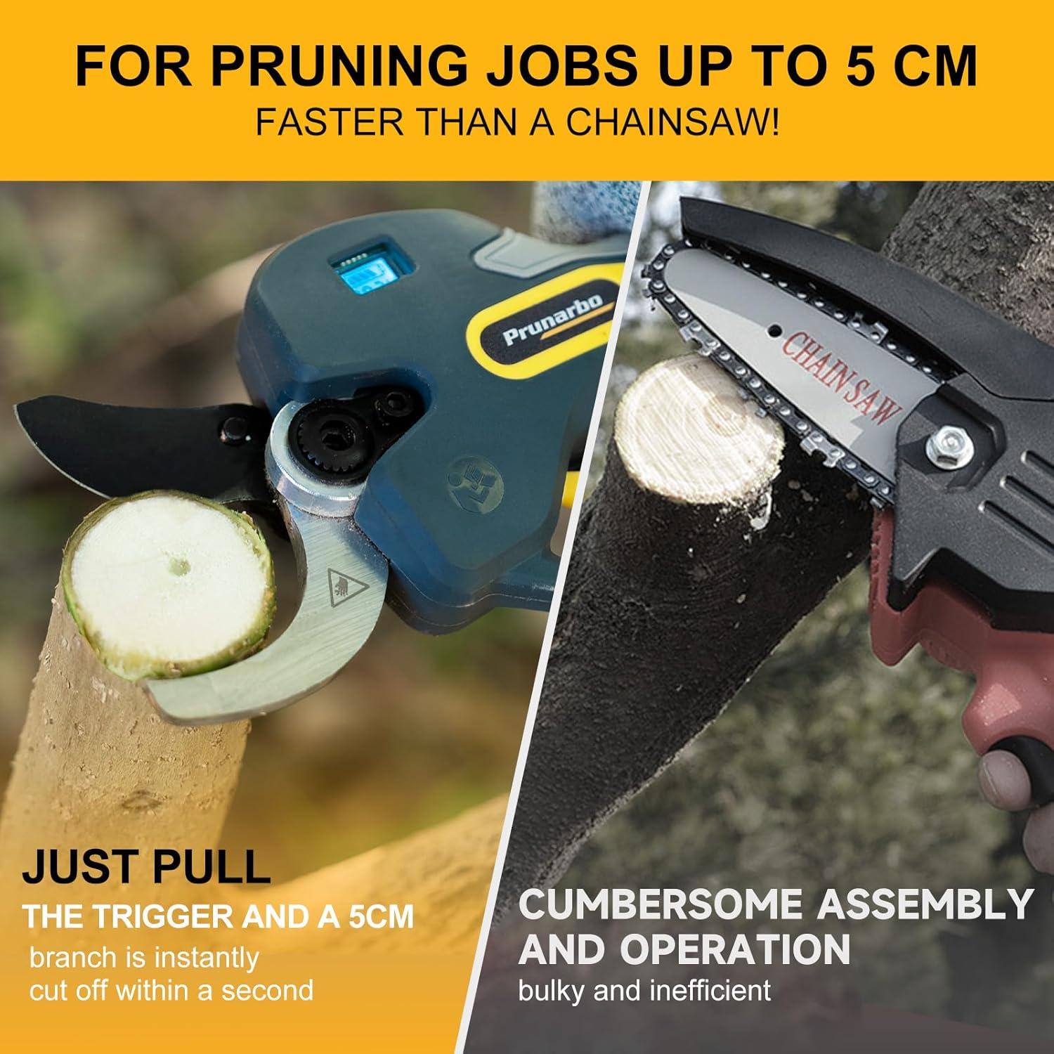 Tijeras de Podar Eléctricas Inalámbricas Prunarbo PR-E50 50mm