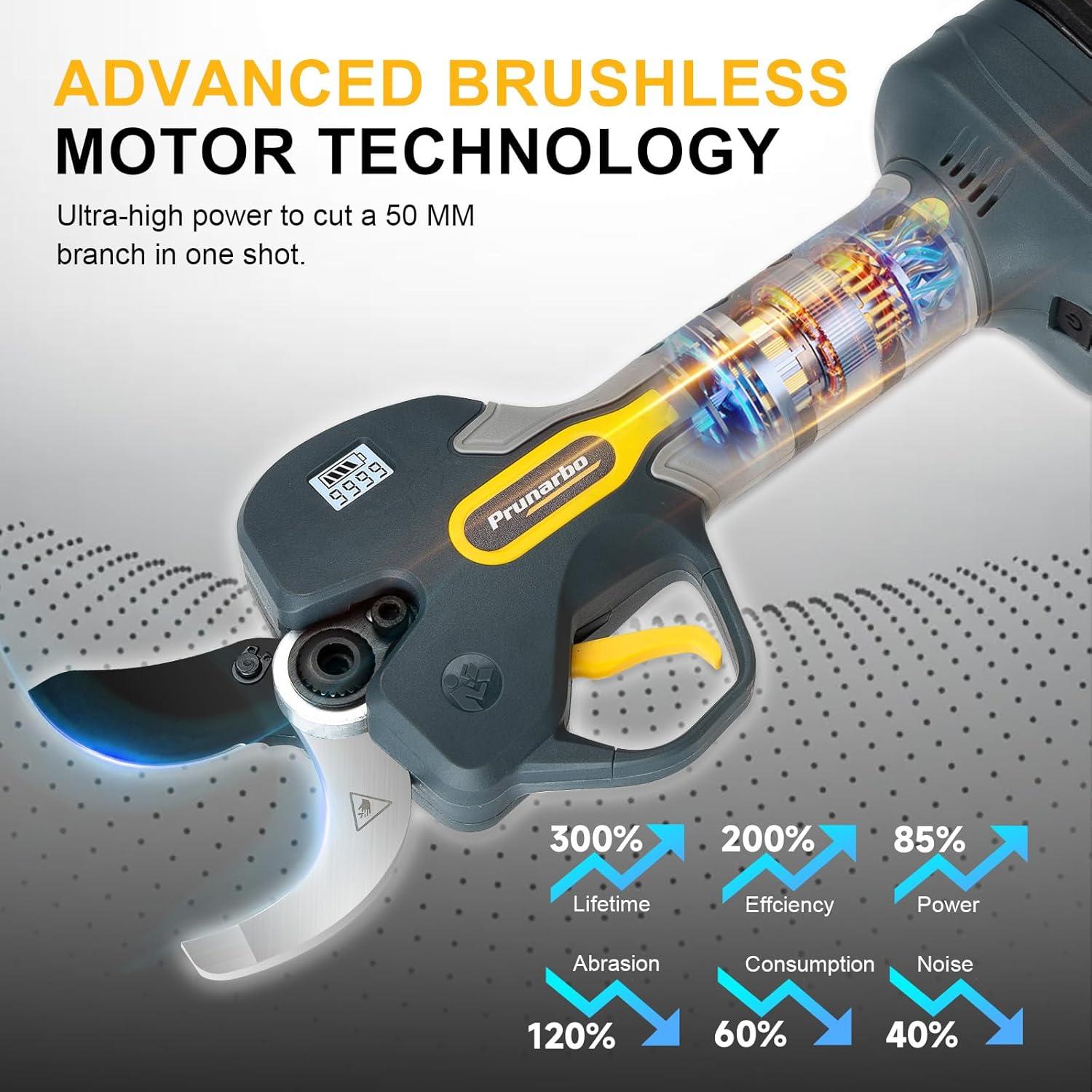 Tijeras de Podar Eléctricas Inalámbricas Prunarbo PR-E50 50mm