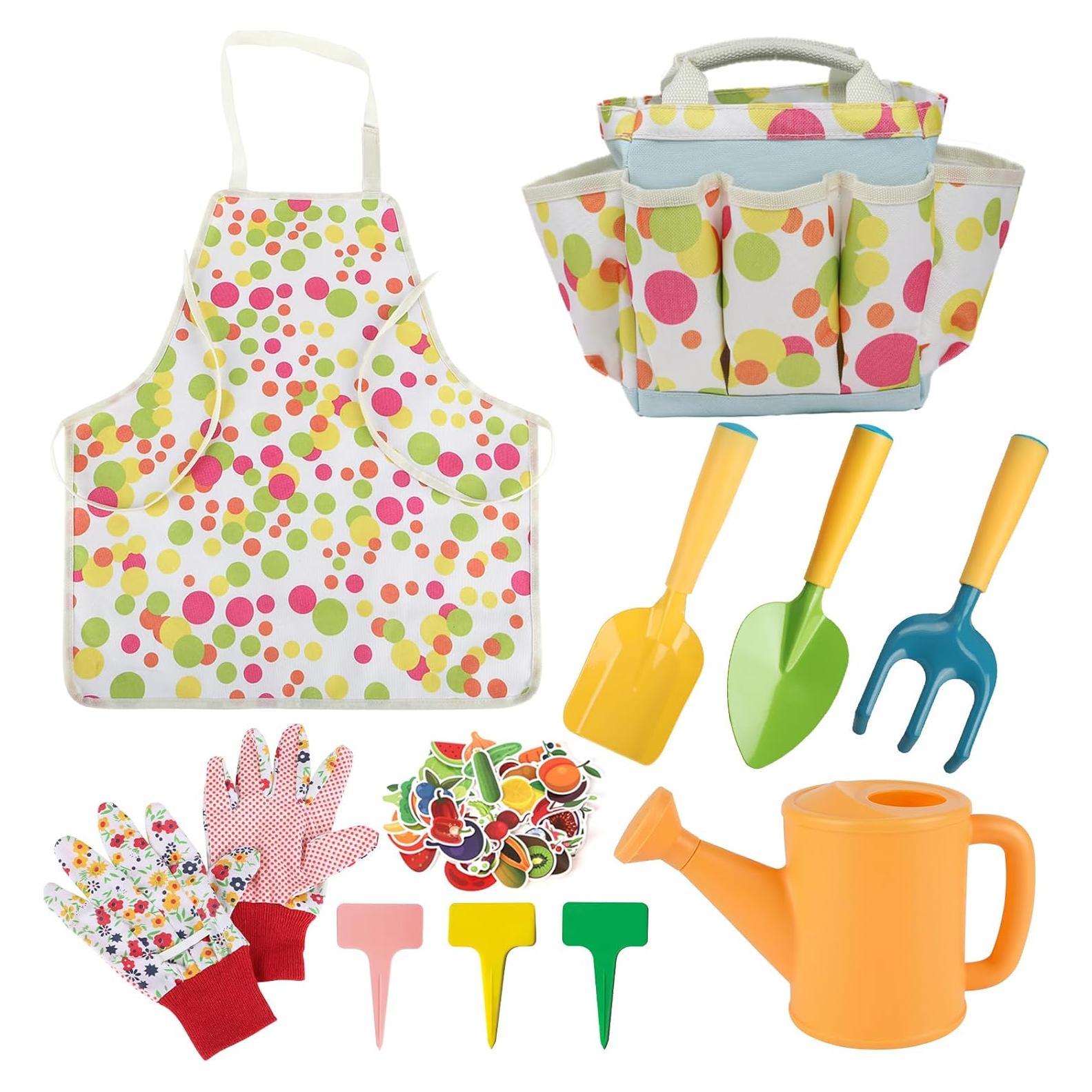 Juego de Jardinería para Niños GIFTRRTOY con Regadera y Pala