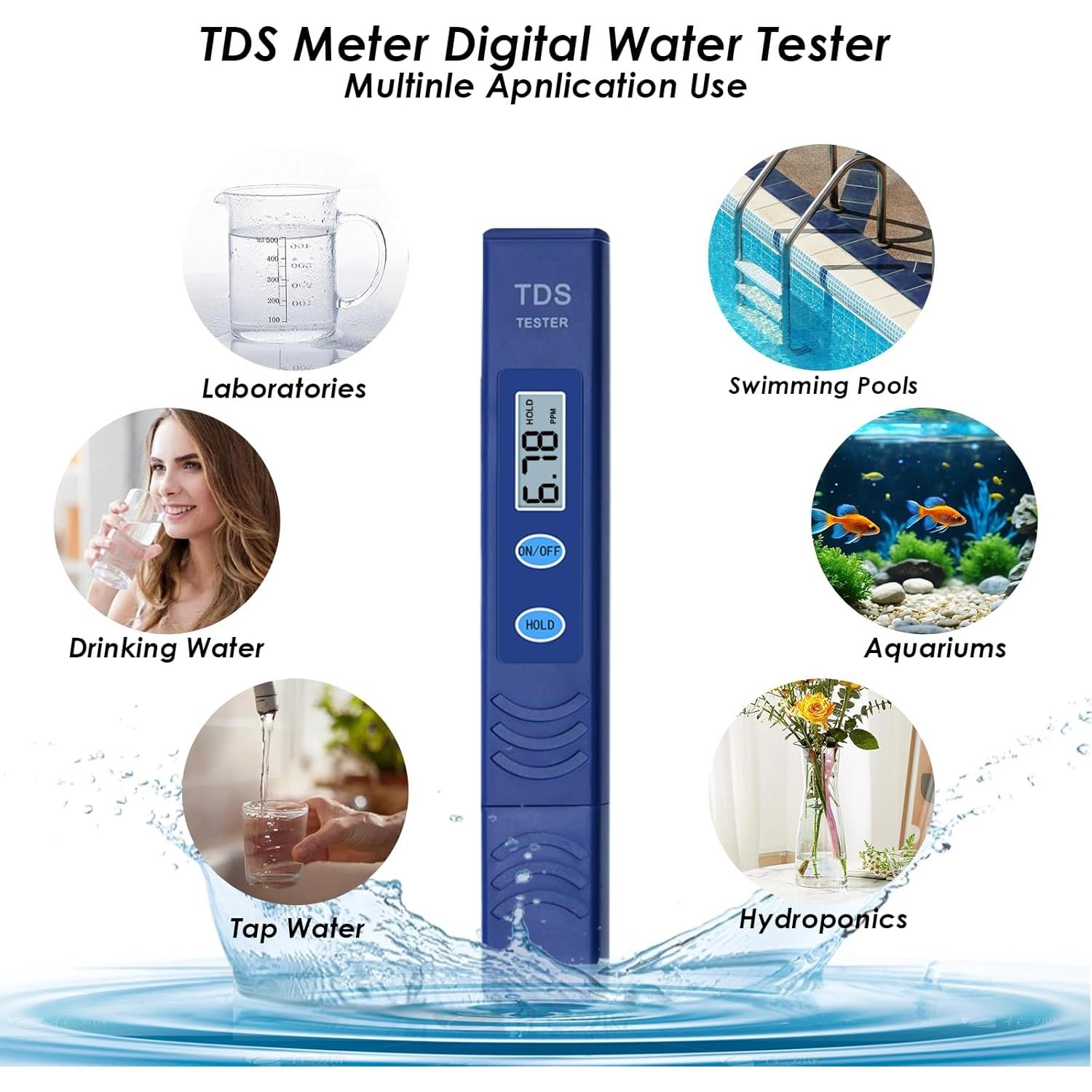 Medidor de TDS Digital Pmlilb para Agua Potable 0-9990 PPM