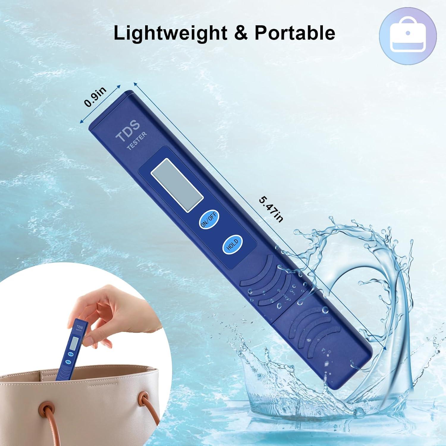 Medidor de TDS Digital Pmlilb para Agua Potable 0-9990 PPM