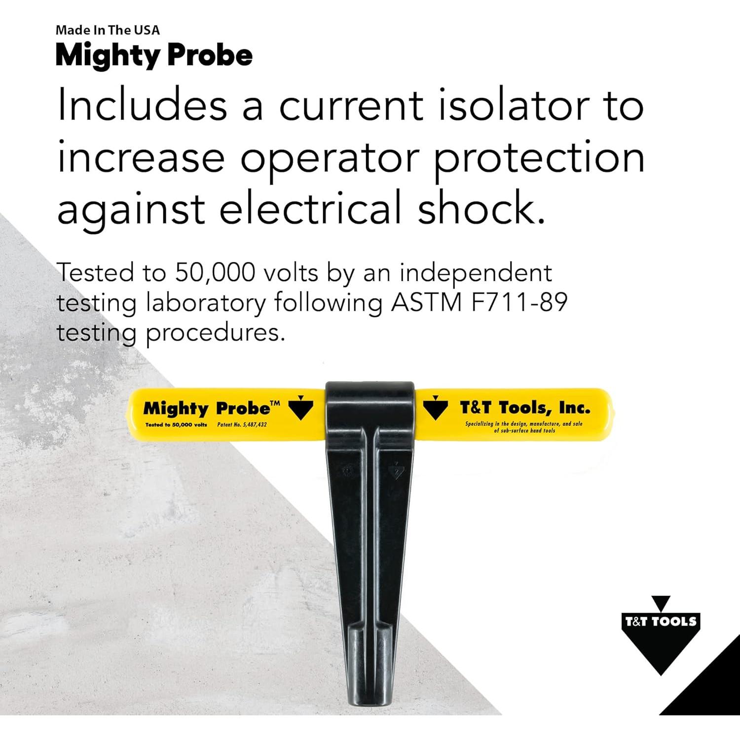 Sonda Poderosa Aislada T&T Tools 137 cm 3/8" para Suelo