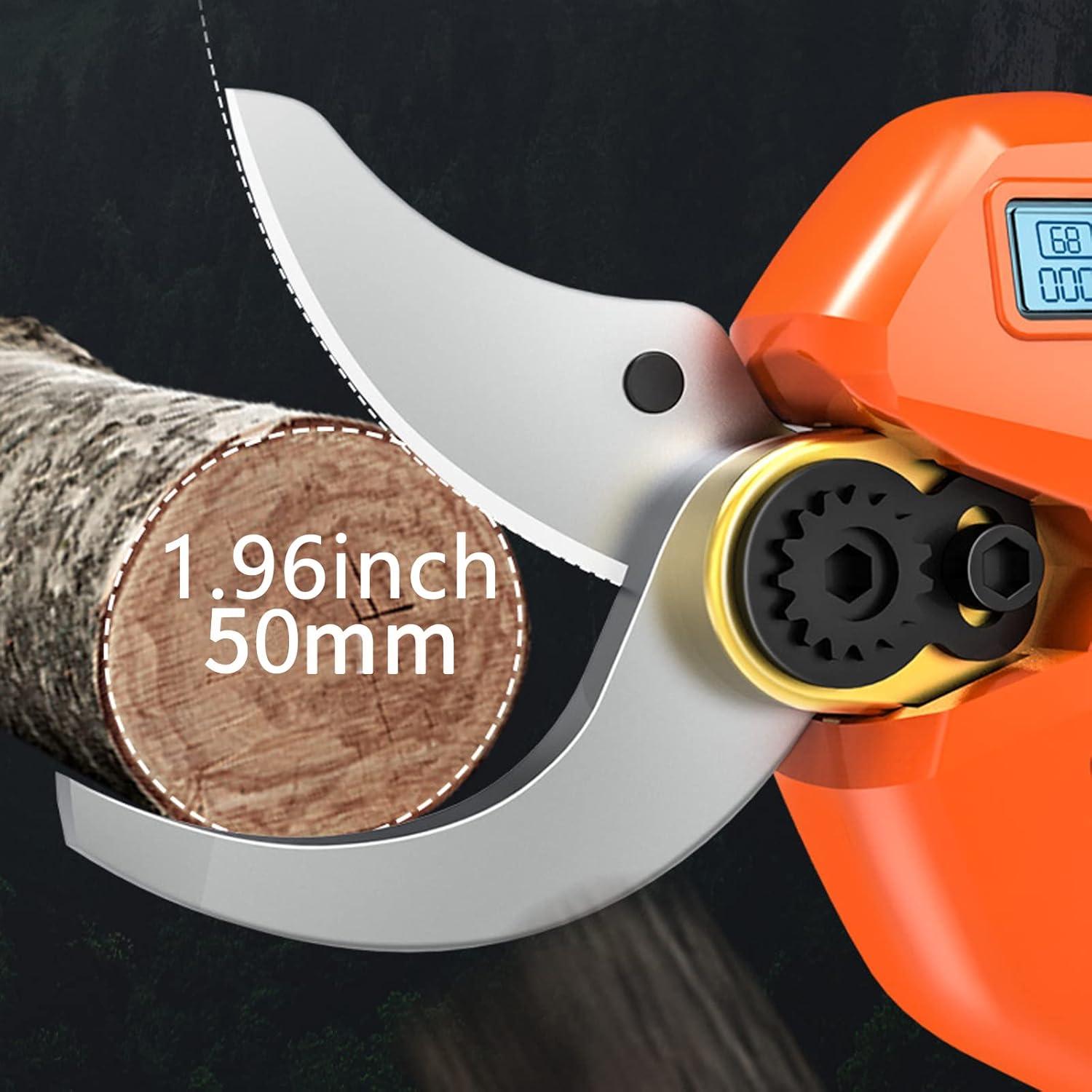 Tijeras de Podar Eléctricas ELSOON 21V 50mm con 2 Baterías