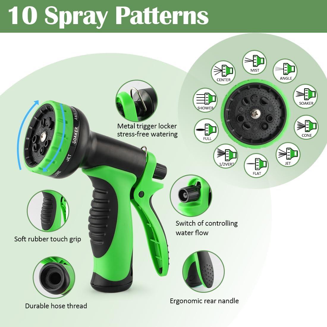 Kit de Jardinería RooTrimmer: 10 Macetas 19L, Manguera 15m, Probador 3 en 1