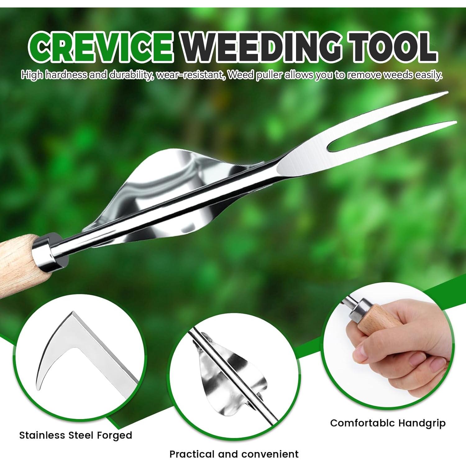 Juego de Herramientas de Jardinería Betinyar - Desmalezador Acero Inoxidable