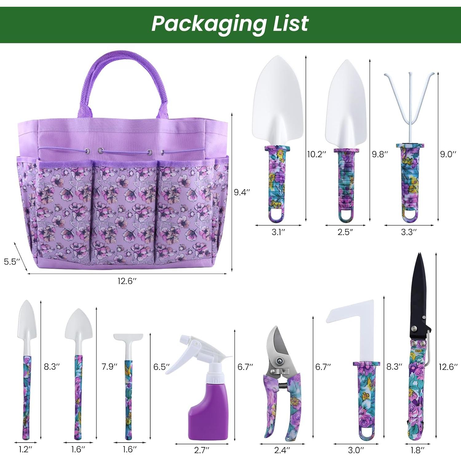 Juego de Herramientas de Jardinería 10 Piezas FamilyKit Floral