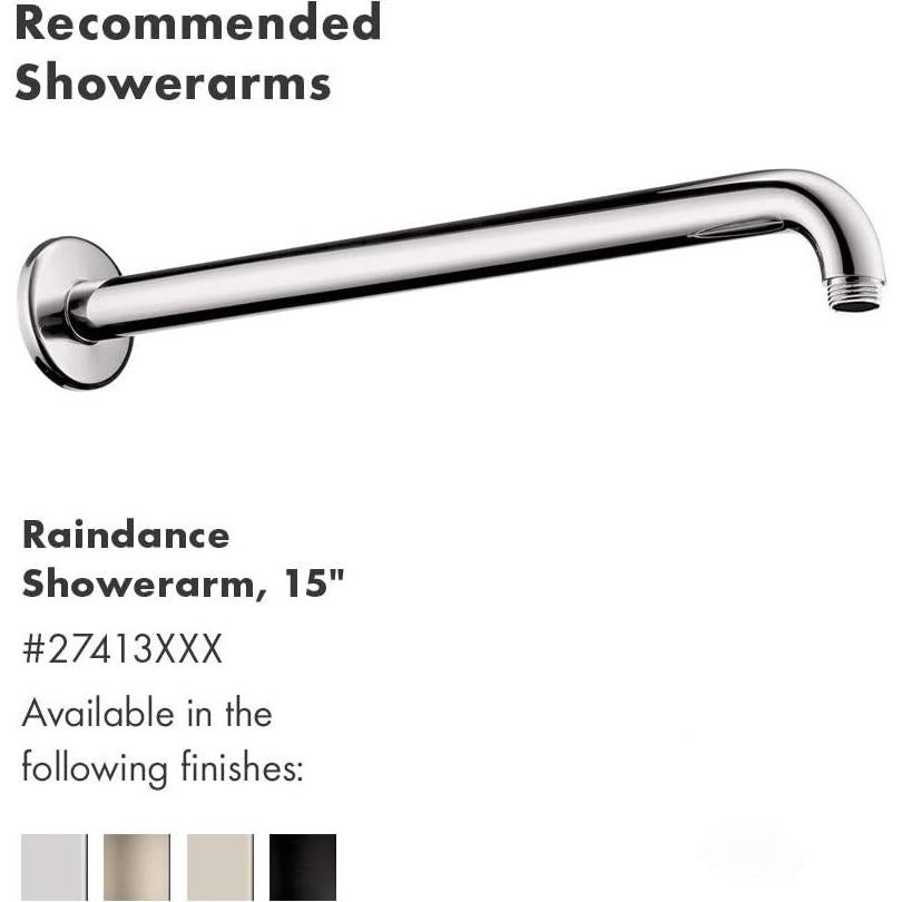 Cabezal de Ducha Hansgrohe Croma Select S 7" Cromo EcoRight