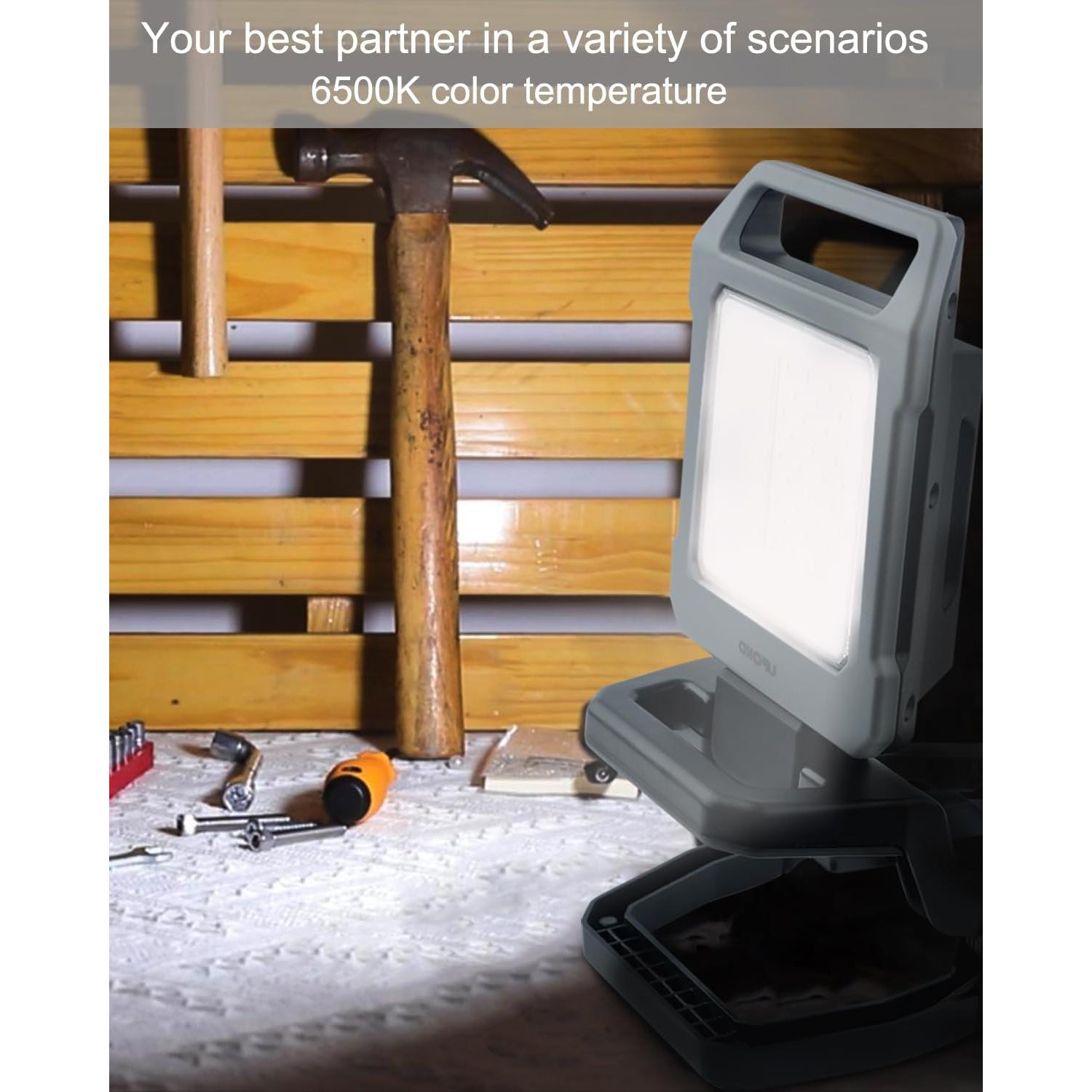 Lámpara de Trabajo LED Recargable UFOND 2500LM 6600mAh IP54