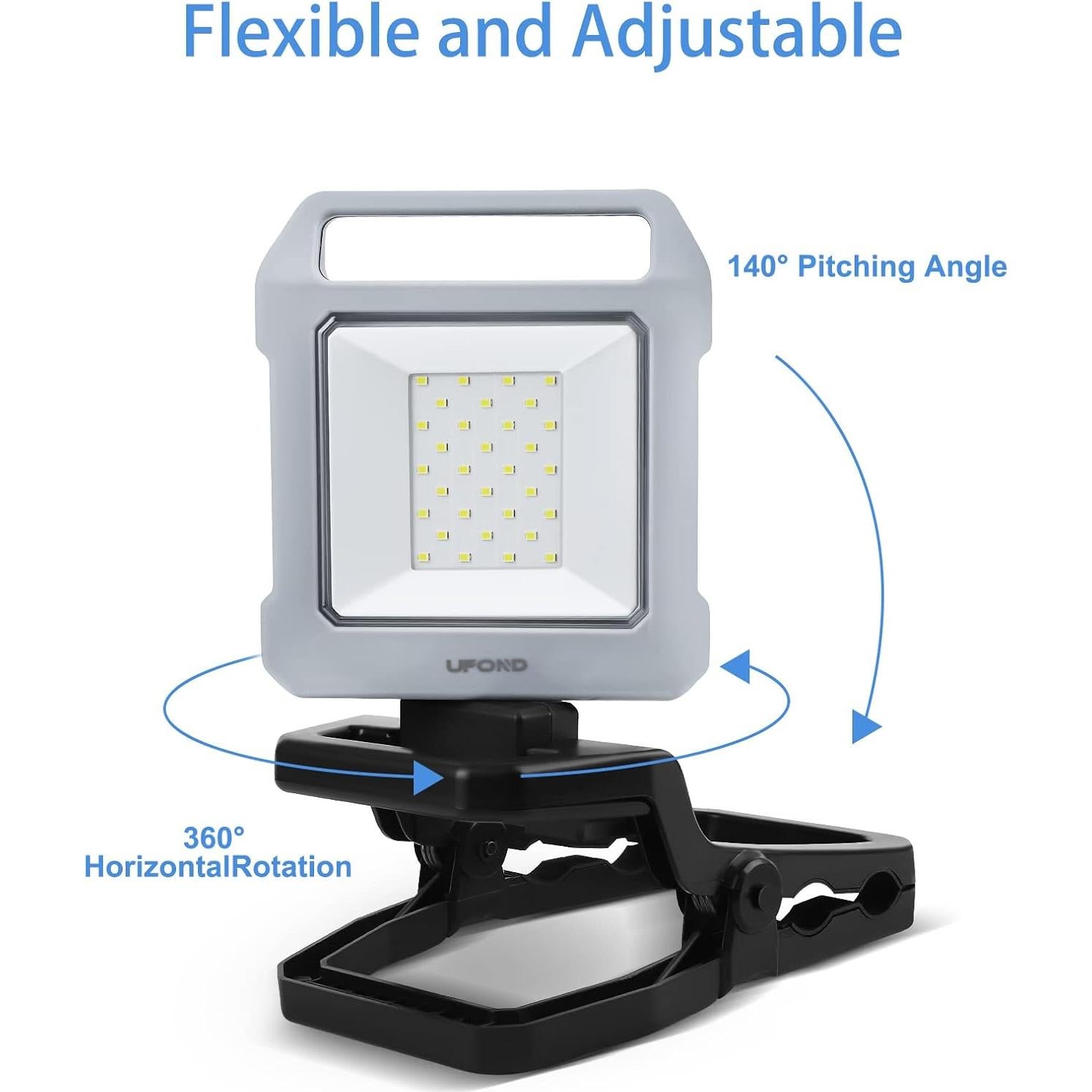 Lámpara de Trabajo LED Recargable UFOND 2500LM 6600mAh IP54