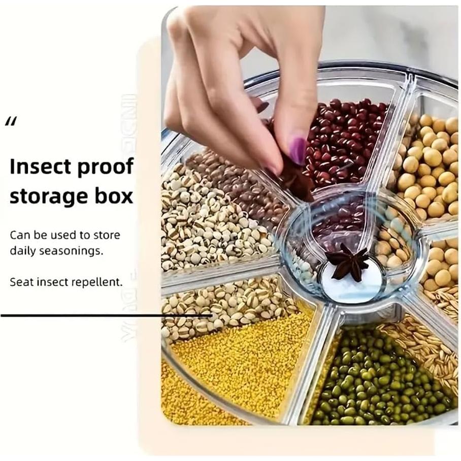 Distribuidor de Granos Rotativo WYSYZJJ 27cm - Almacenamiento Sellado