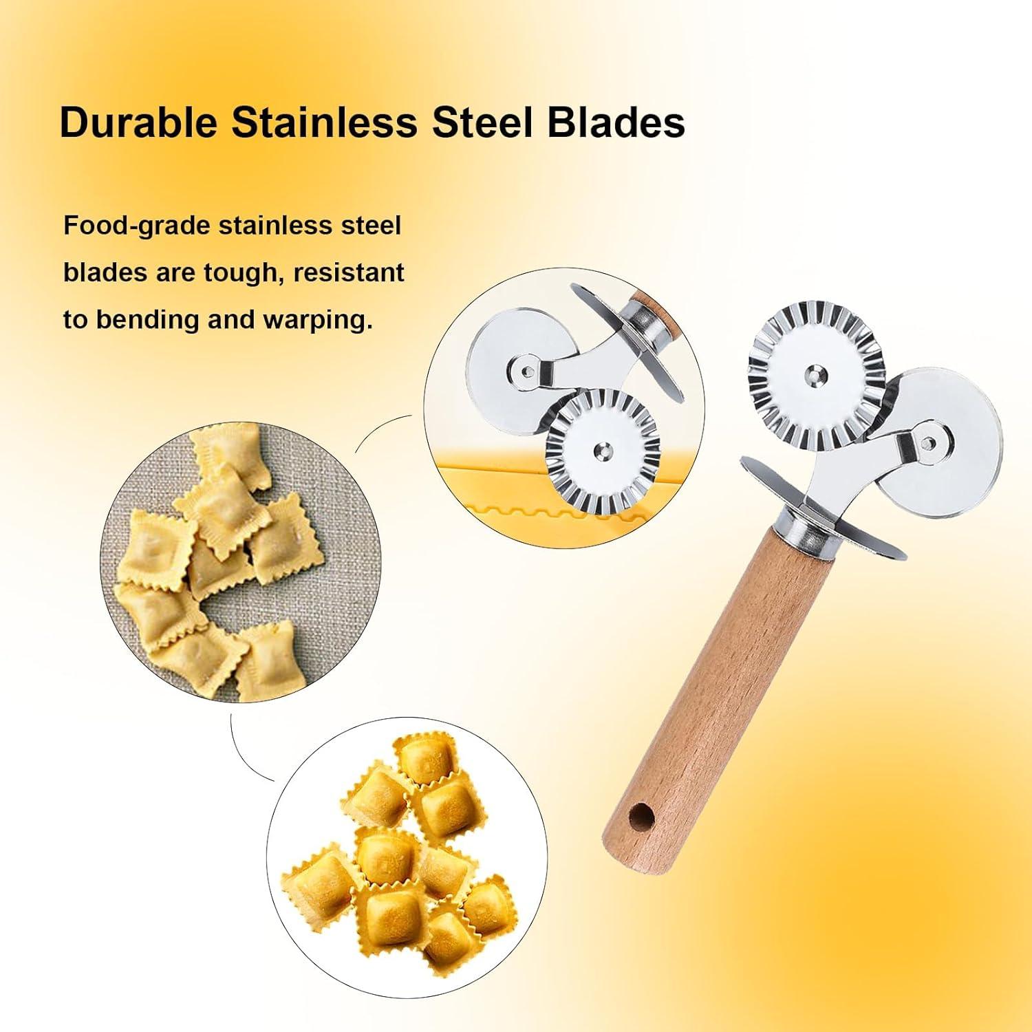 Cortador Doble de Pastelería YFANITI - Acero Inoxidable 18cm