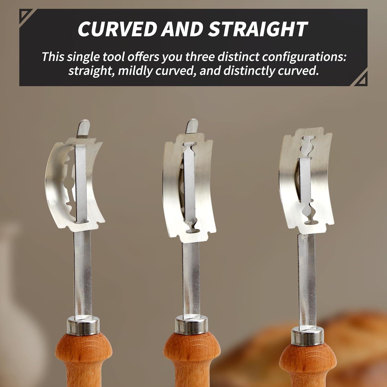 Cuchillo Cortador de Pan Sourdough Vinoil - 10 Cuchillas Inoxidable