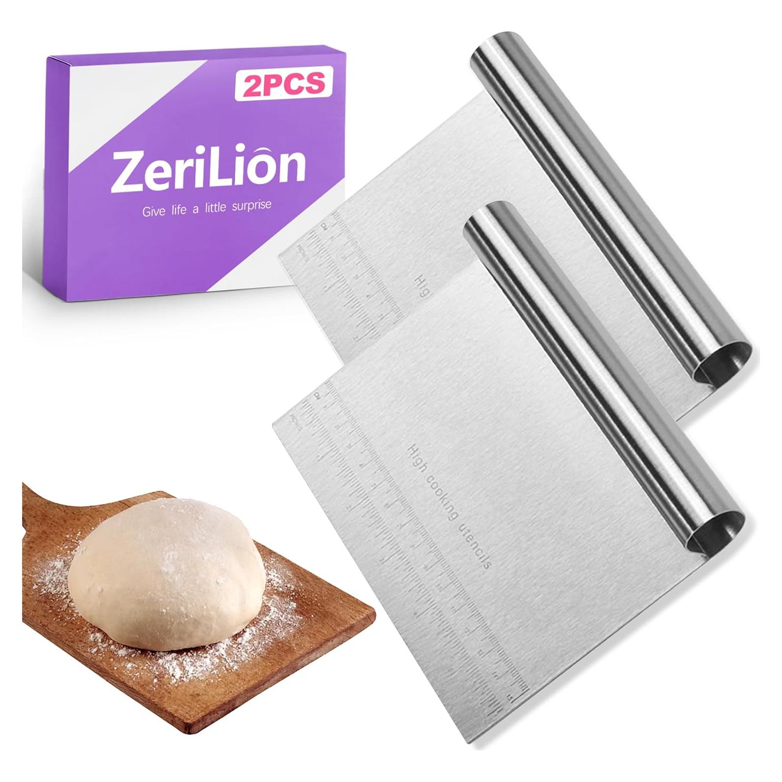 Juego de 2 Cortadores de Masa ZeriLion - Acero Inoxidable Profesional