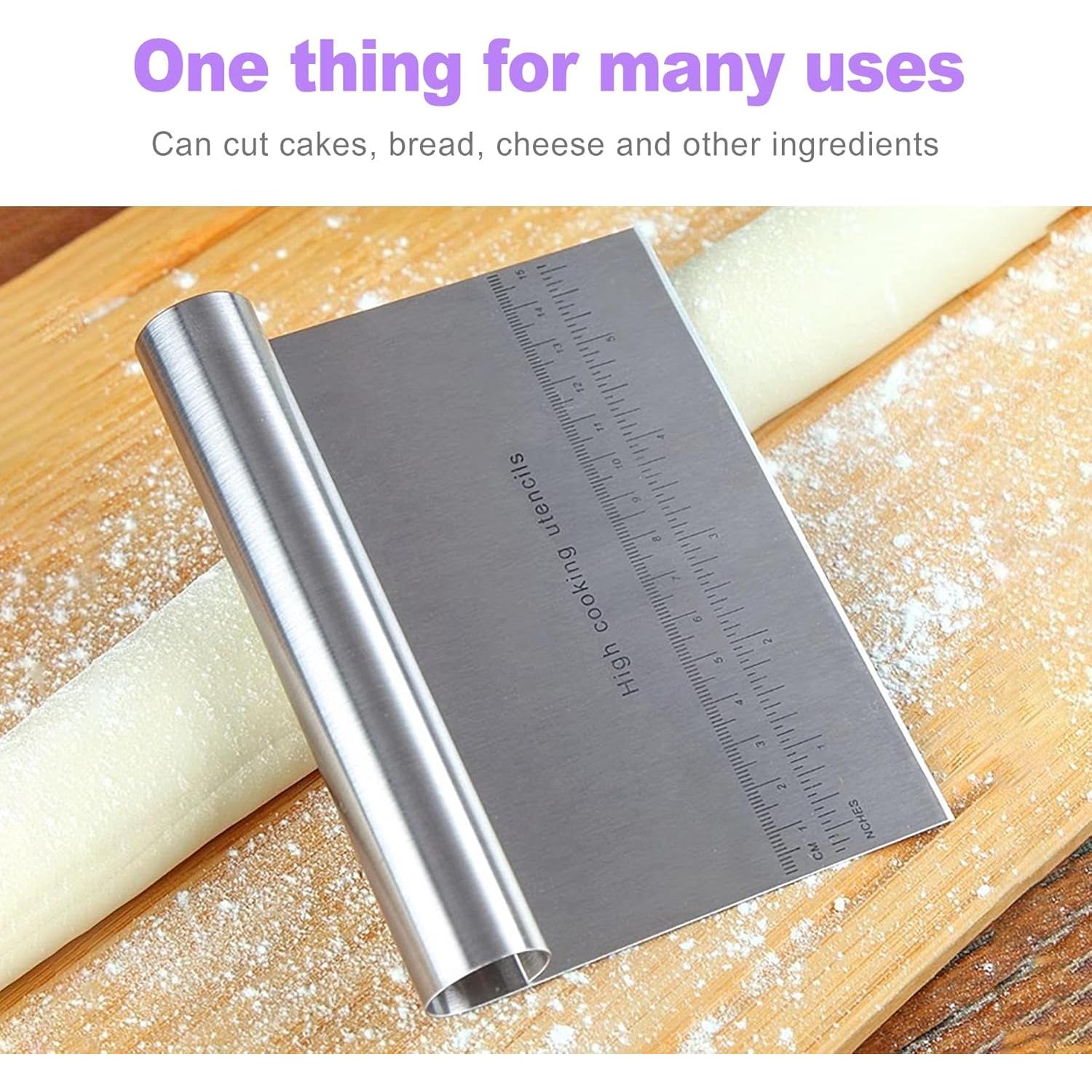 Juego de 2 Cortadores de Masa ZeriLion - Acero Inoxidable Profesional