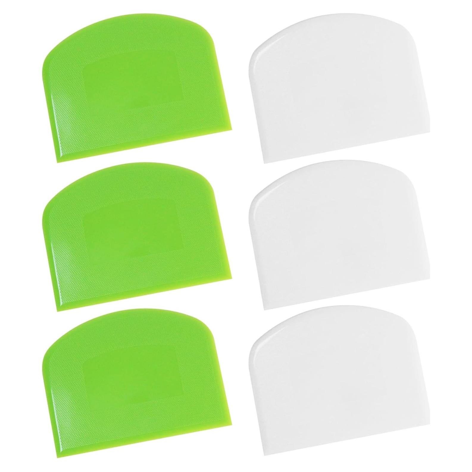 Conjunto de Raspadores de Masa 6 Piezas Wahijihe Plástico