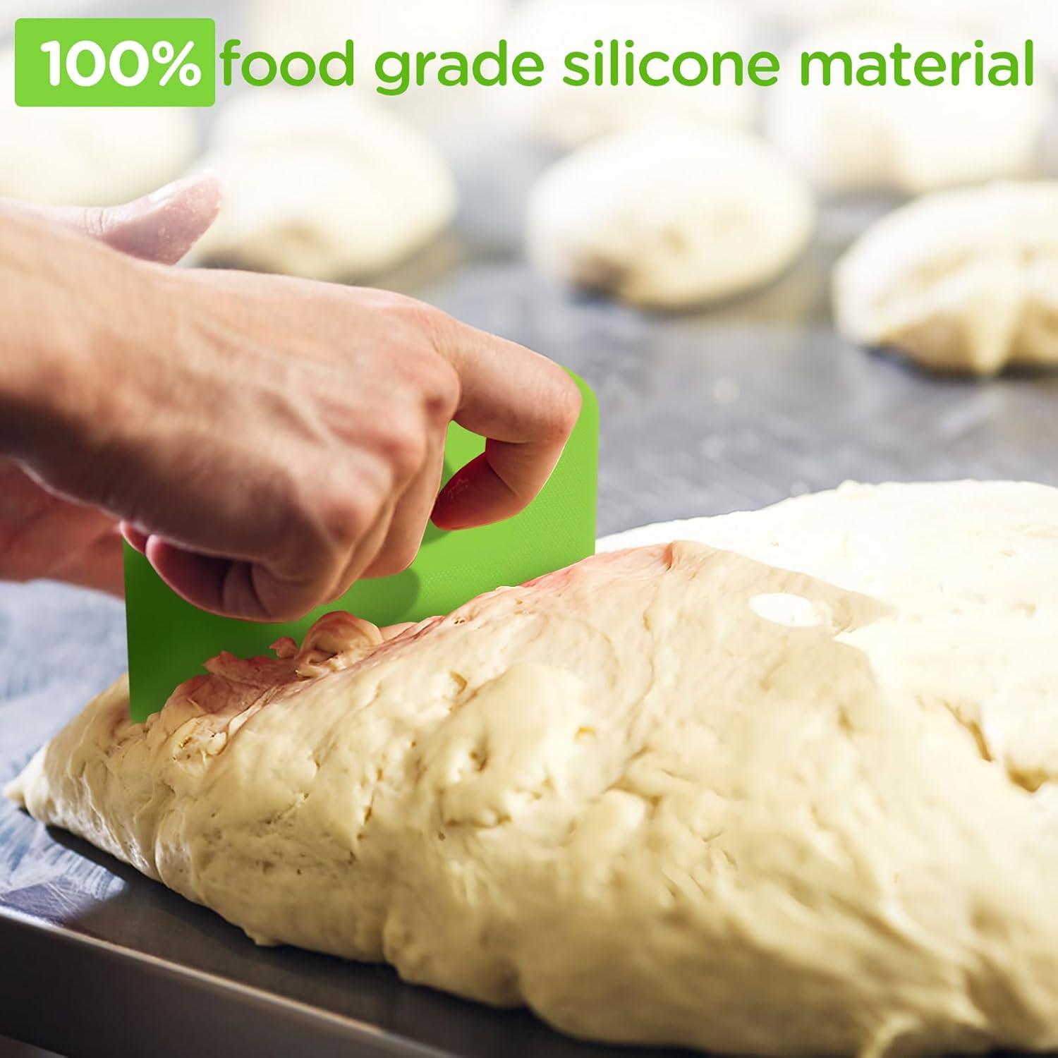 Conjunto de Raspadores de Masa 6 Piezas Wahijihe Plástico