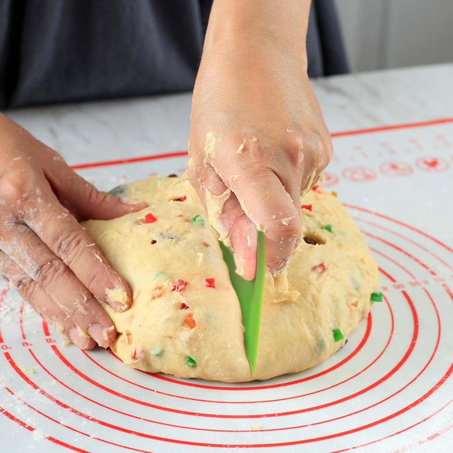 Conjunto de Raspadores de Masa 6 Piezas Wahijihe Plástico