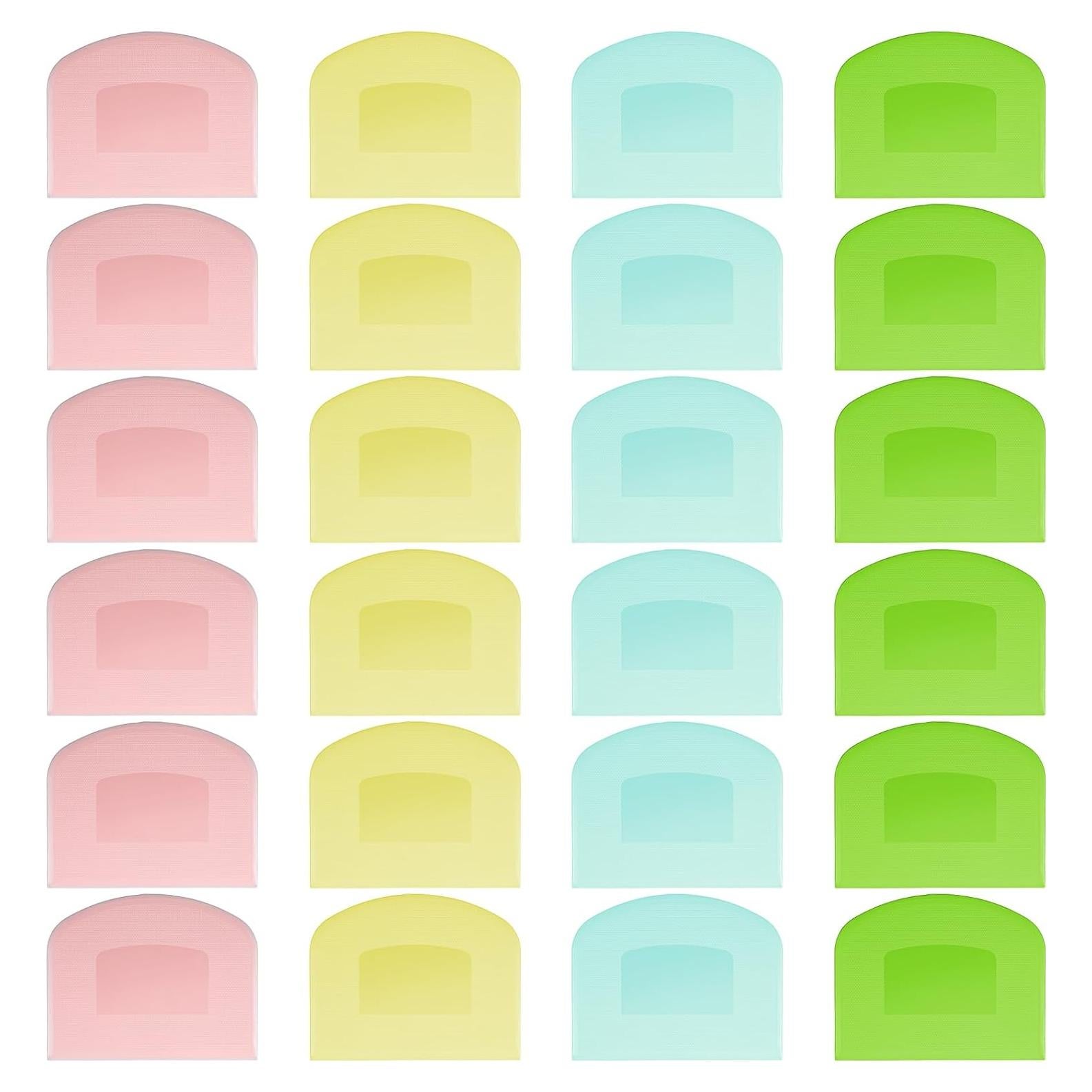 24 Raspadores de Masa Flexibles AojSup - Plástico PE Grado Alimenticio