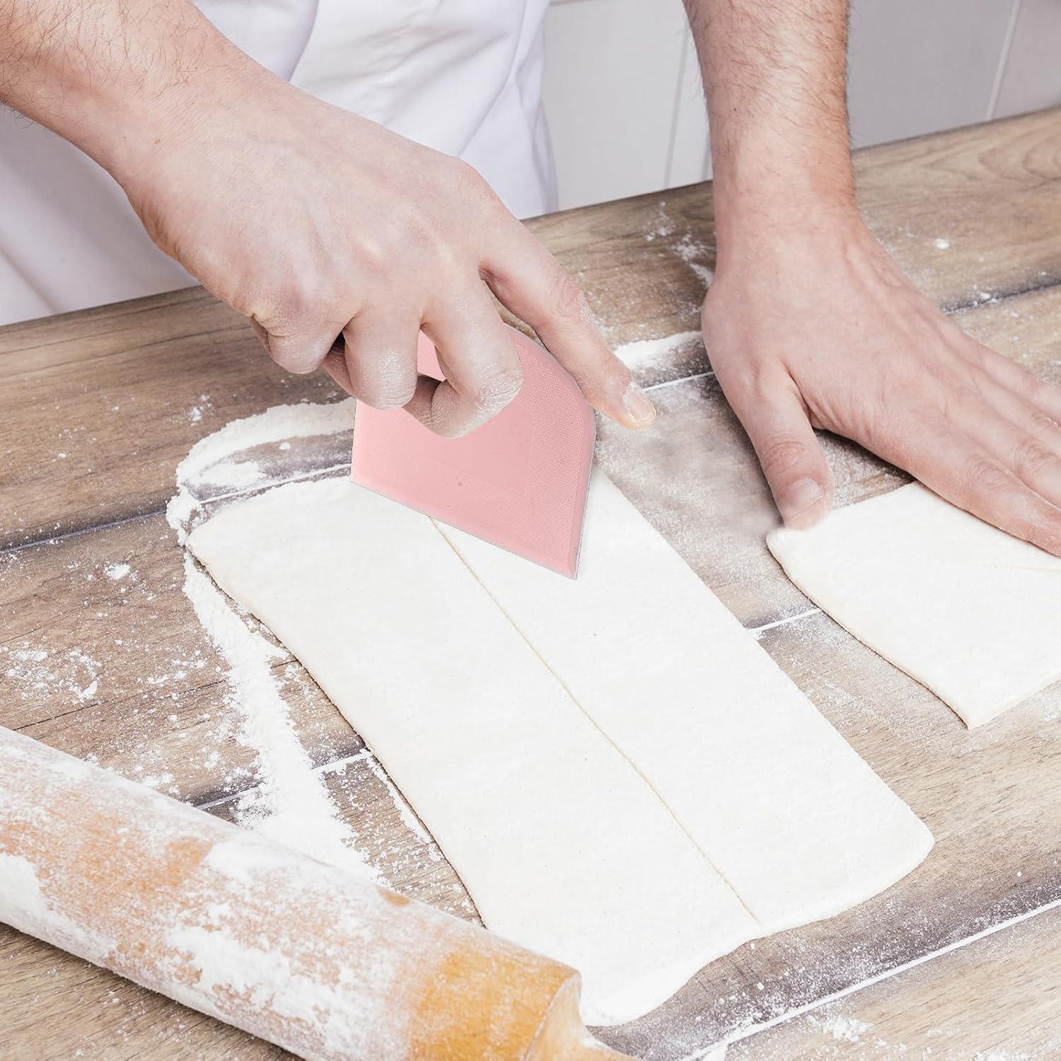 24 Raspadores de Masa Flexibles AojSup - Plástico PE Grado Alimenticio