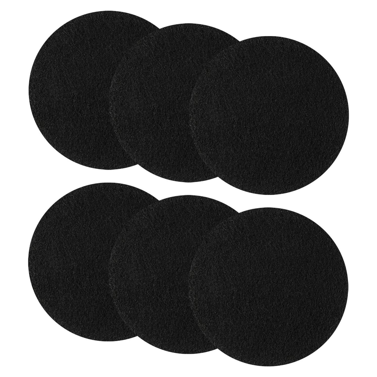 Filtros de Cubo de Compost Resinta 15.88 cm - 6 Piezas Carbón Activado