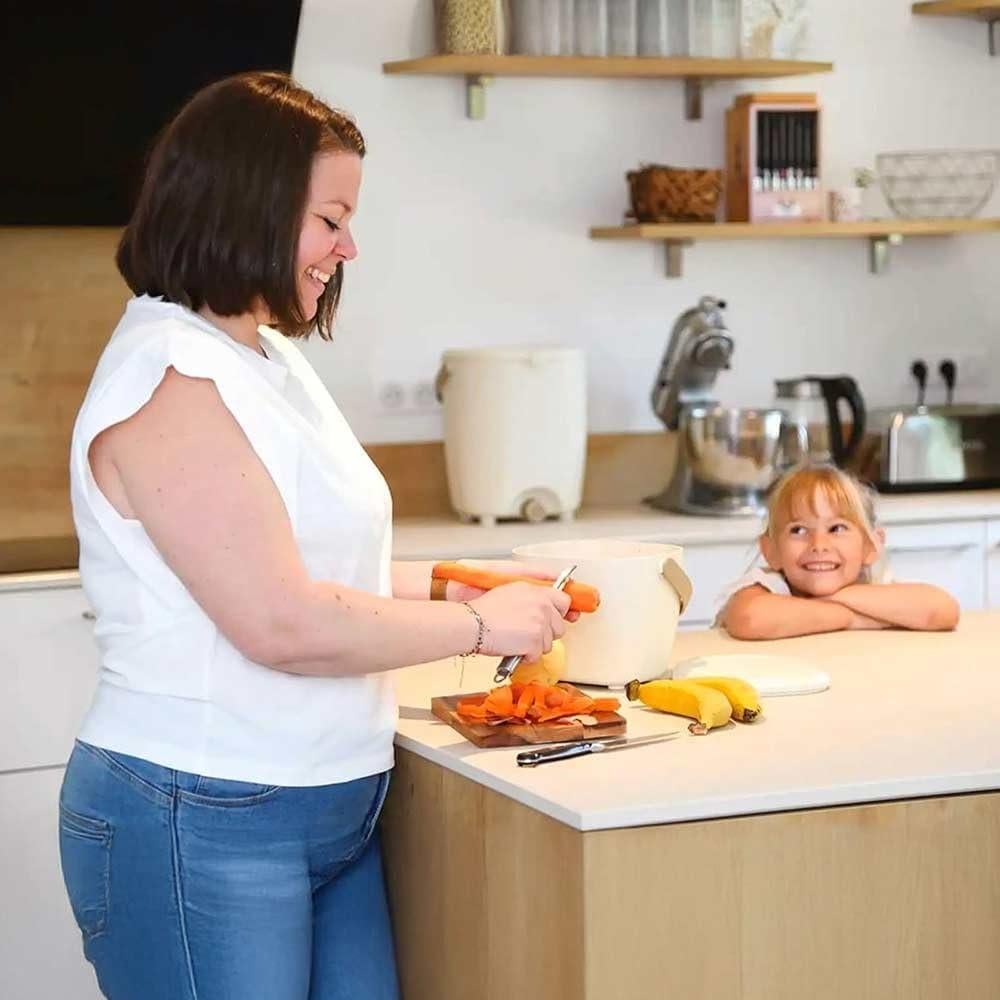 Compostador de Cocina Hozelock Pure 15L Plástico Blanco