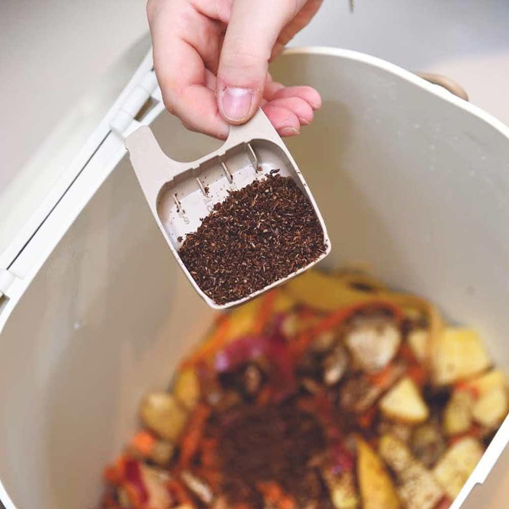 Compostador de Cocina Hozelock Pure 15L Plástico Blanco