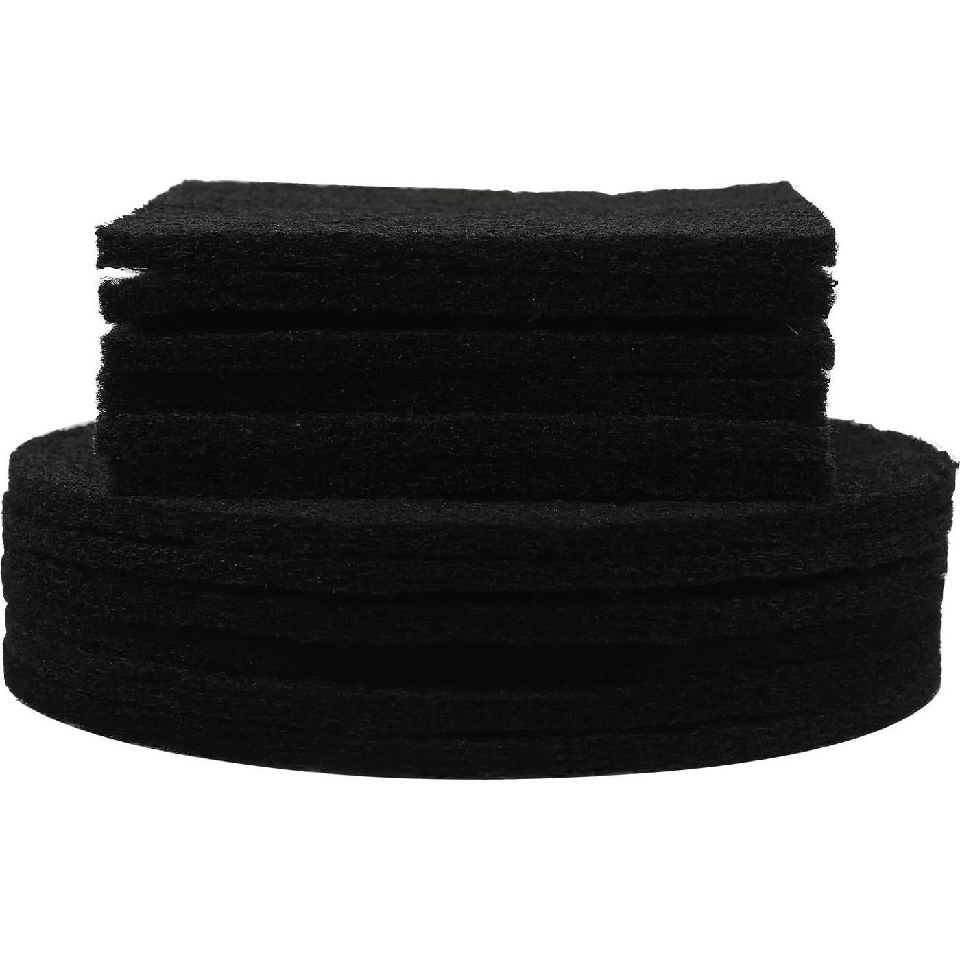 Filtros de Cubo de Compost Resinta - 12 Piezas Redondos y Cuadrados