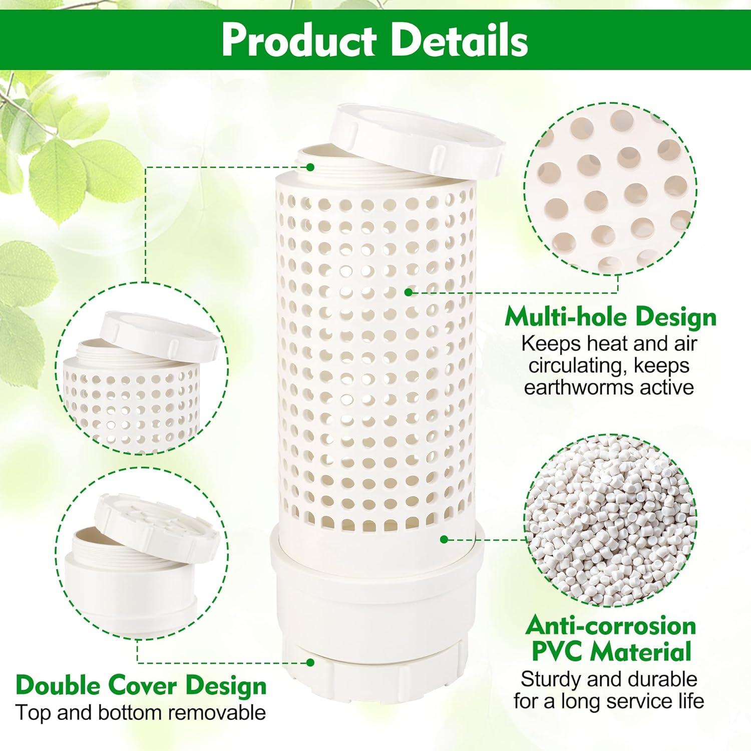 Kit de Compostaje de Gusanos Bettoor - 2 Contenedores Inground